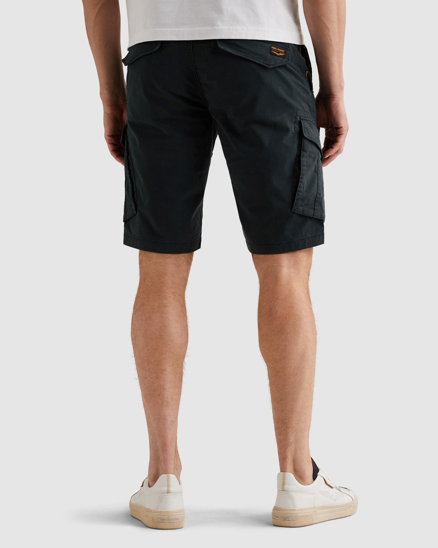 PME LEGEND Cargobermudas NORDROP CARGO SHORTS STRETCH TWILL normale Passform, mit Gürtelschlaufen, unifarben