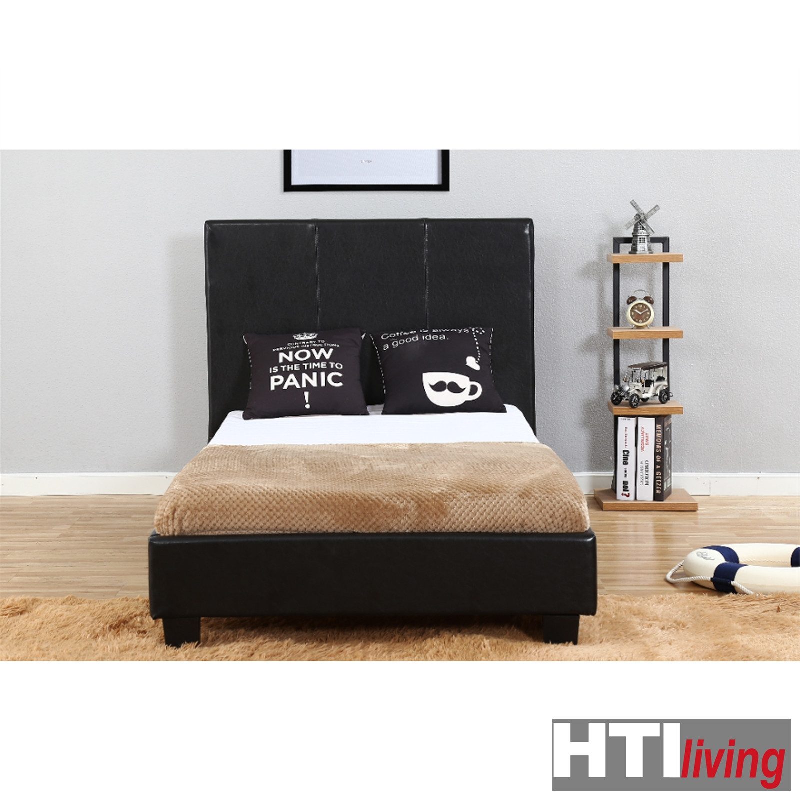 HTI-Living Bett Bett 140 x 200 cm Fina (Stück, 1-tlg., 1x Bett Fina inkl. Lattenrost, ohne Matratze), Bettgestell inkl. Lattenrost