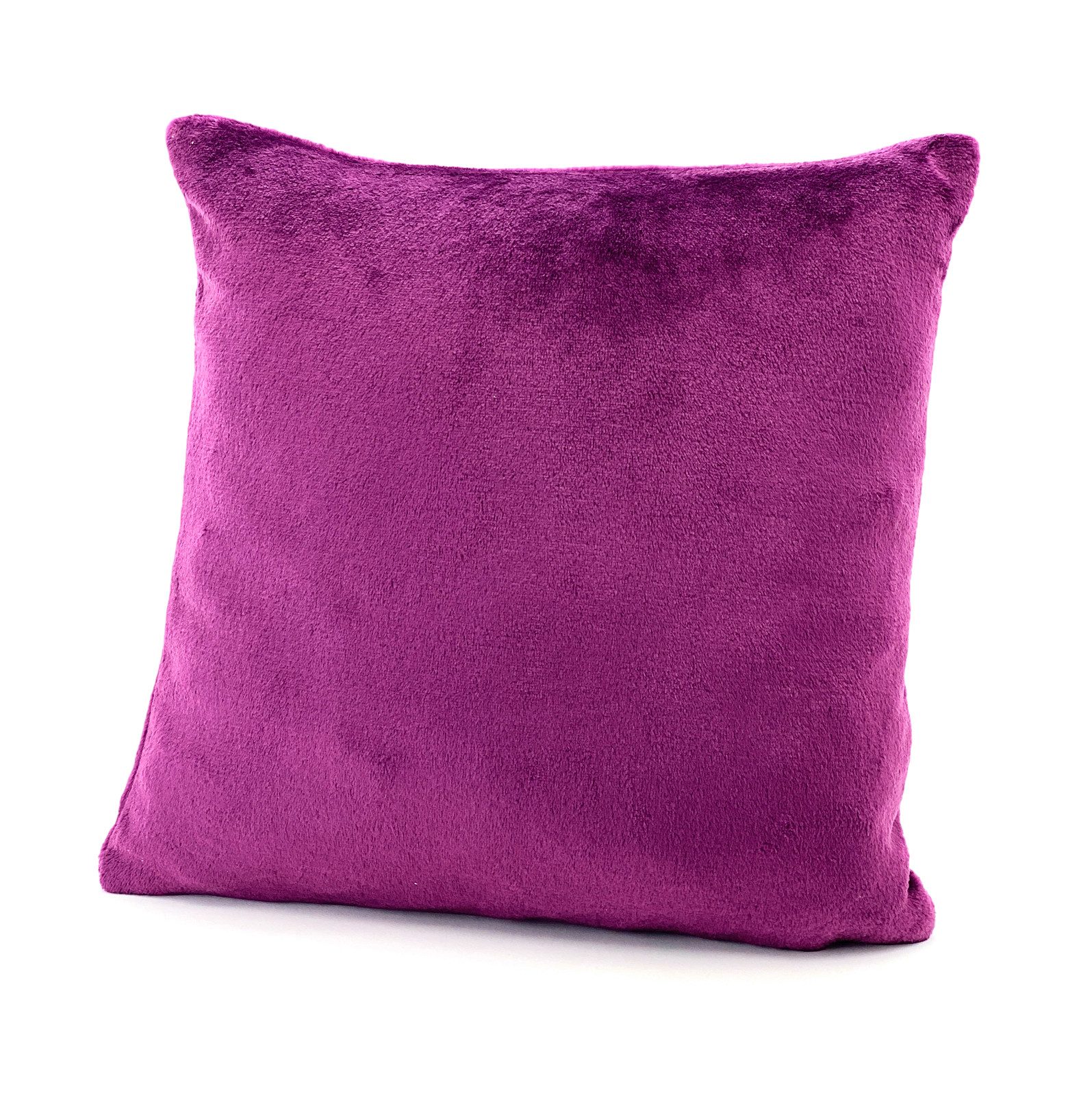 heimtexland Dekokissen Flanell Soft Kuschelkissen Plüsch Kissenbezug, super weich und flauschig, Allergiker geeignet, atmungsaktiv