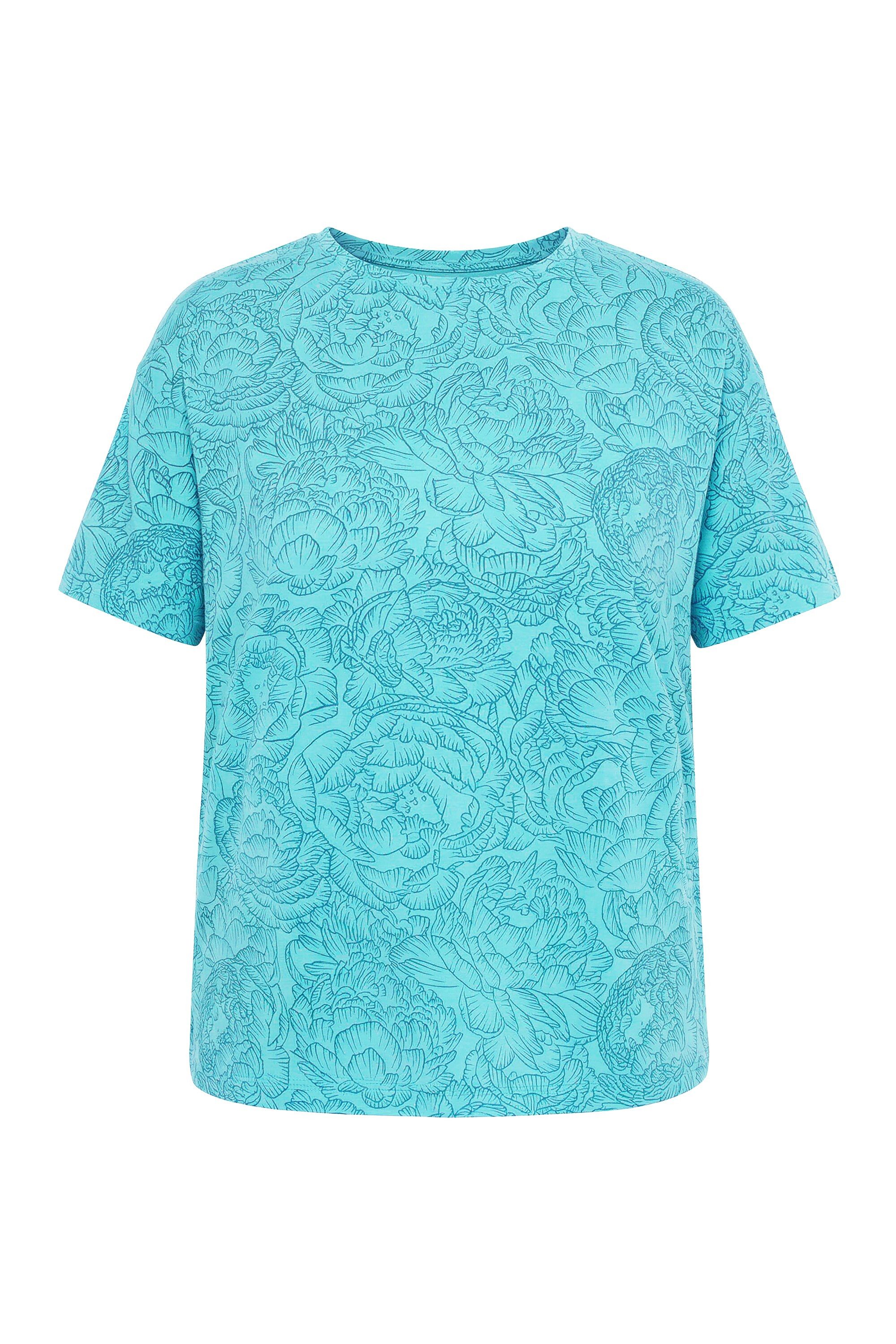 T-Shirt T-Shirt oversized Flower-Print