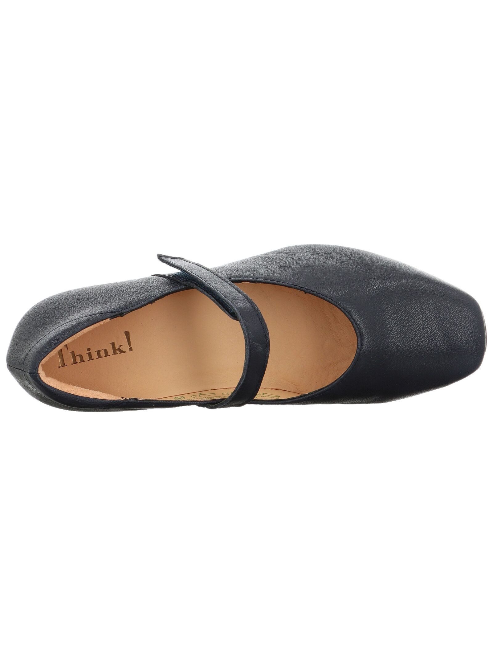 Think! Think! Ballerinas Leder Riemchenballerina