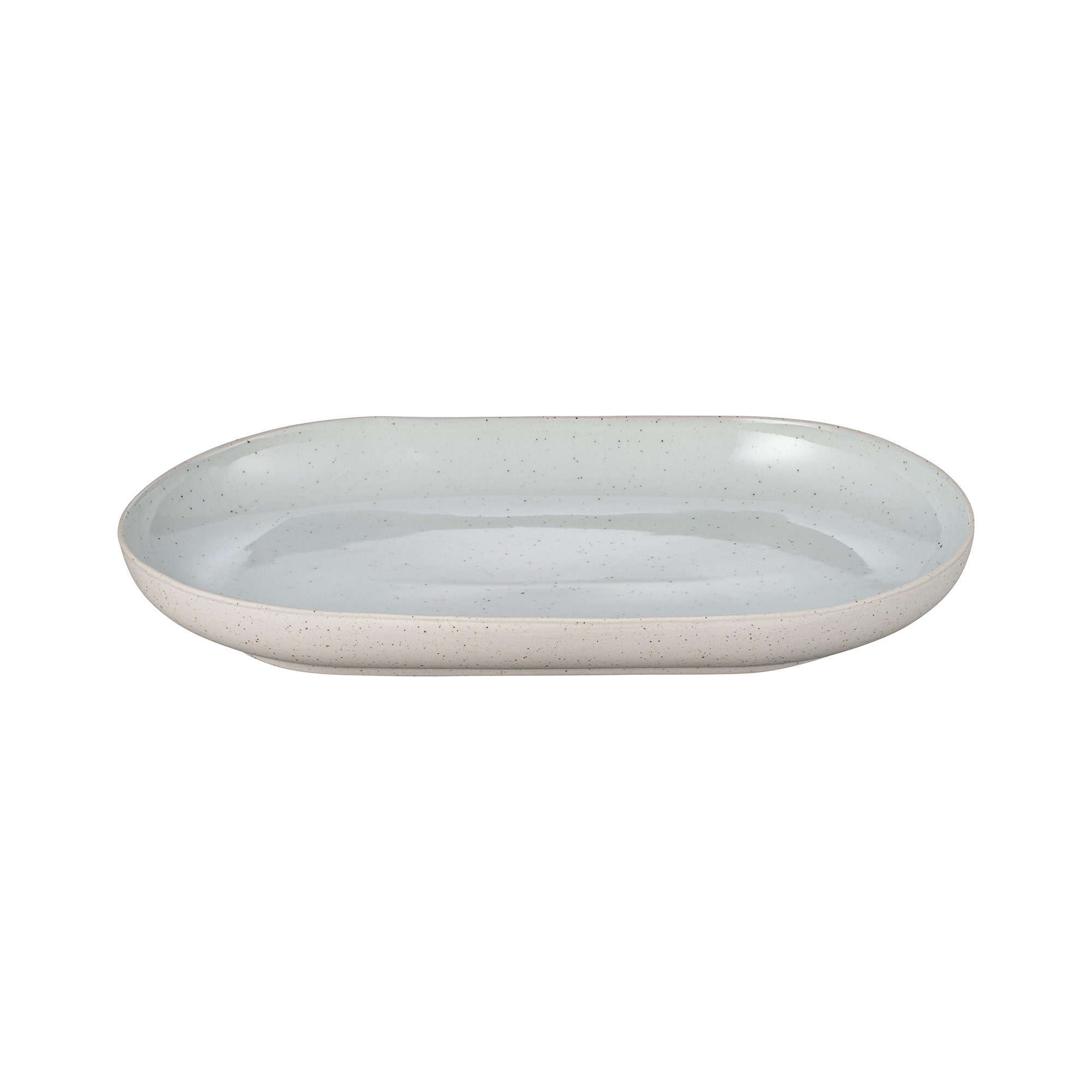 blomus Servierplatte -SABLO- Servierteller: Servieren mit Charme, Steingut, Hochwertig, Robust, Elegant, Spülmaschinengeeignet, Mikrowellengeeignet