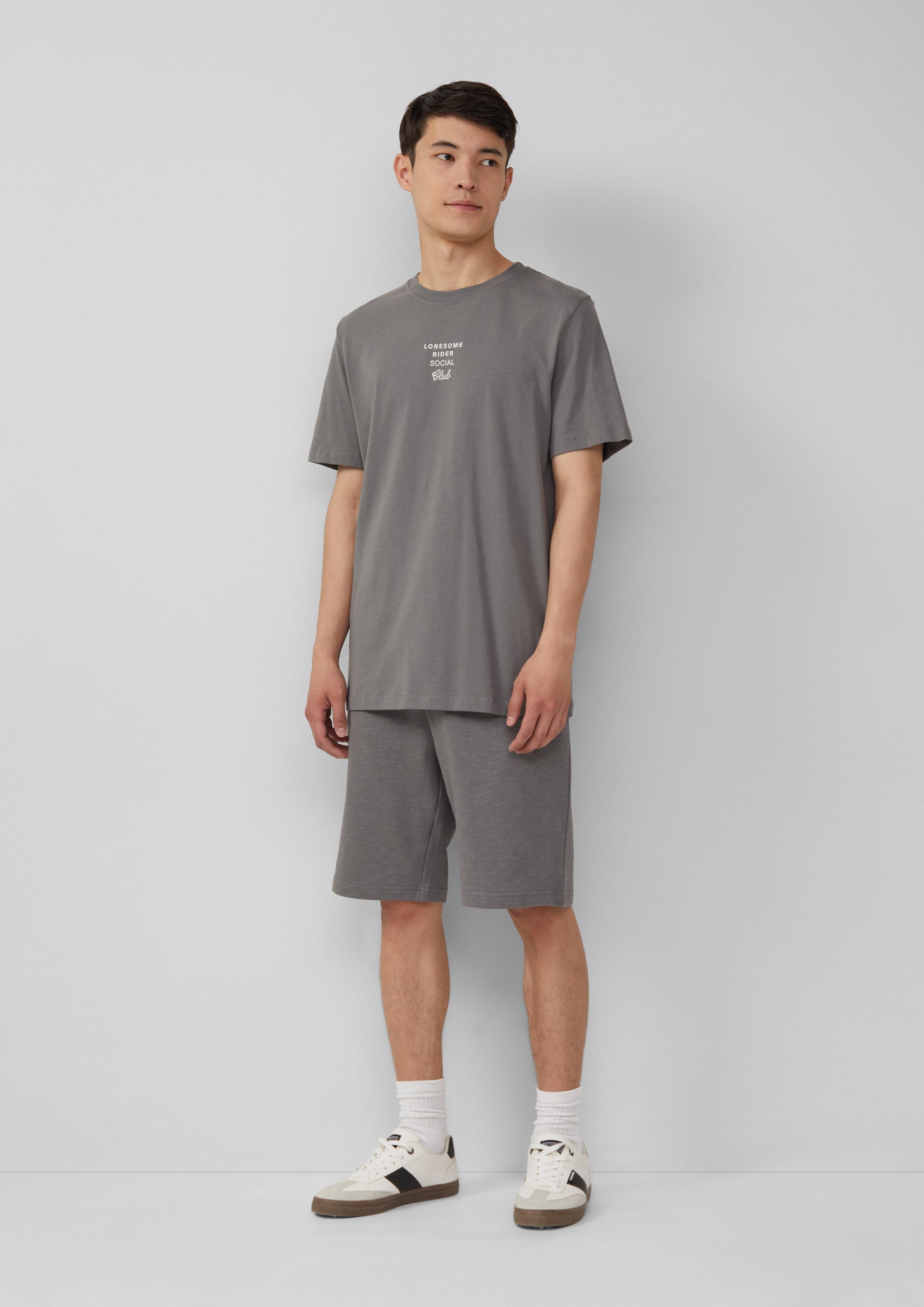 s.Oliver Bermudas Detroit: Sweat-Bermuda mit Flammgarnstruktur günstig online kaufen