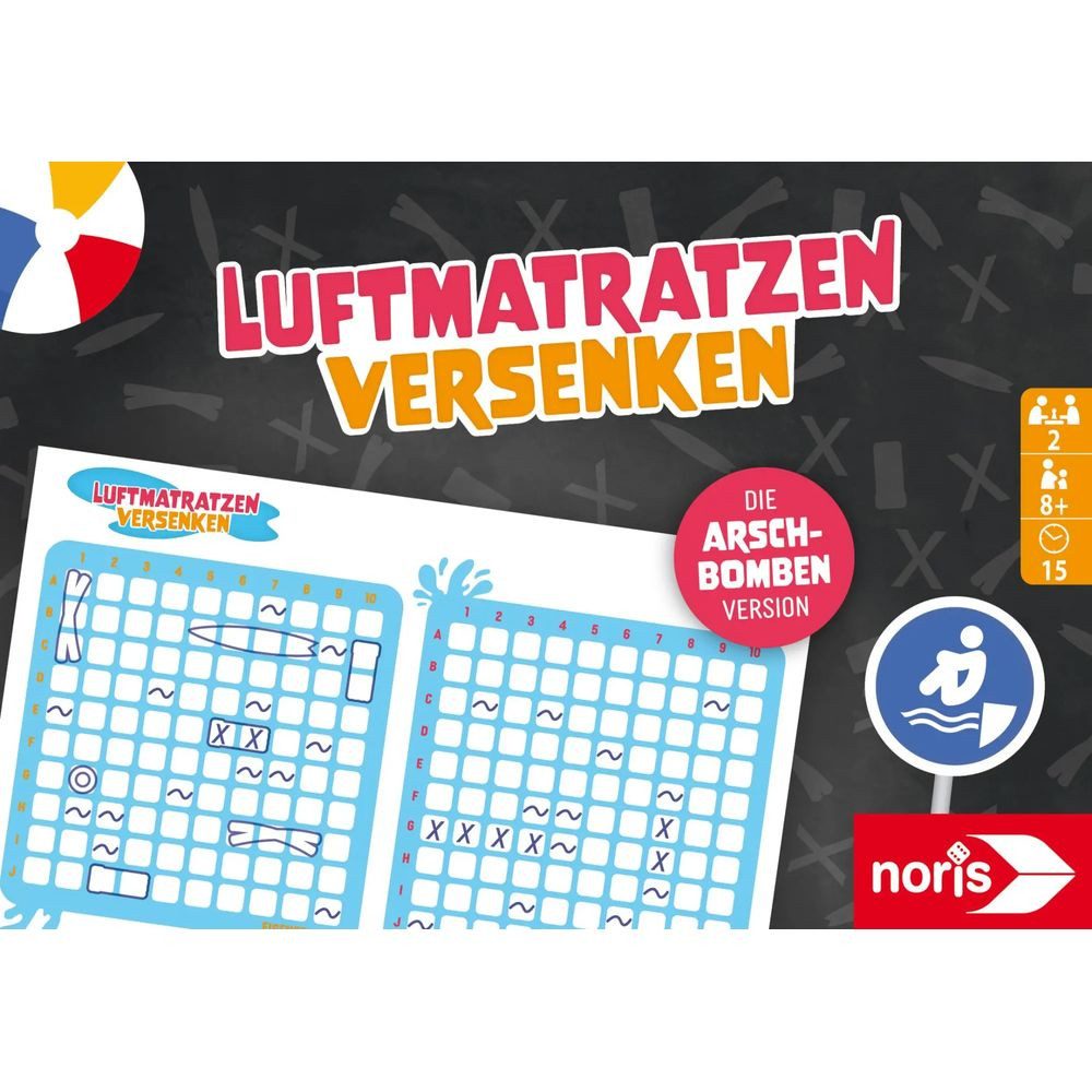 Noris Spiel Luftmatrazen versenken - Spielblock