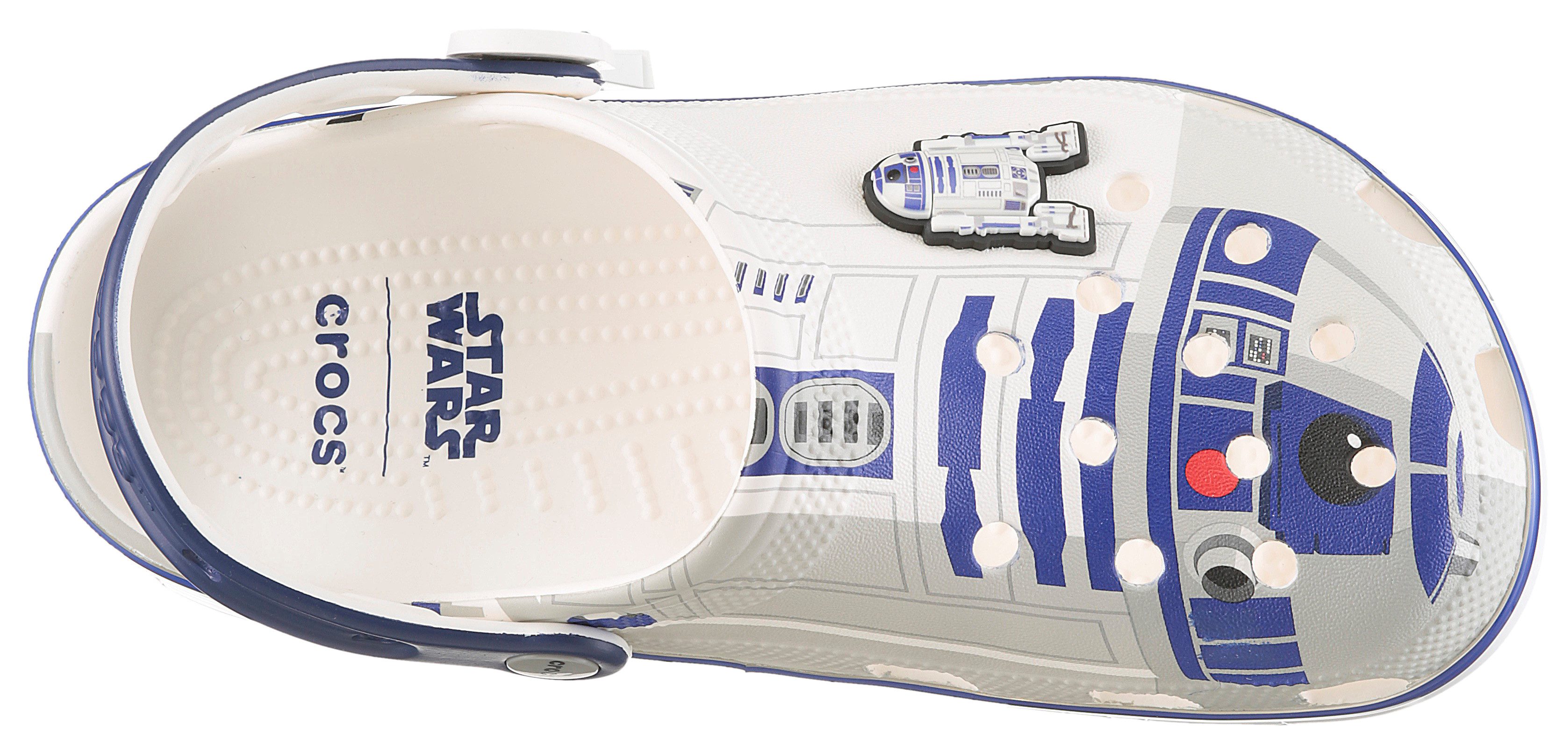 Crocs STAR WARS™ R2-D2 Kids Classic Clog Clog Fan Geschenk, Hausschuh mit 2 exklusiven Jibbitz™-Ansteckern