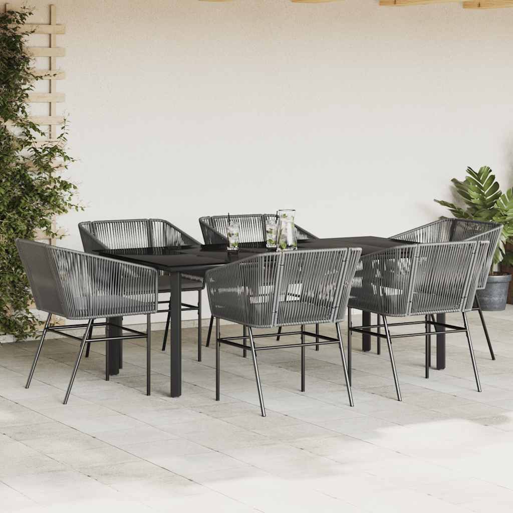 vidaXL Garten-Essgruppe 7-tlg. Garten-Essgruppe mit Kissen günstig online kaufen