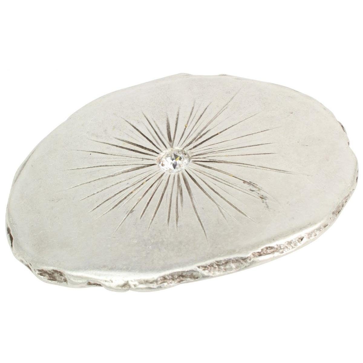 BELTINGER Gürtelschnalle Flashing Stone 4,0 cm - Buckle Wechselschließe Gürtelschließe 40mm - M (1-St)