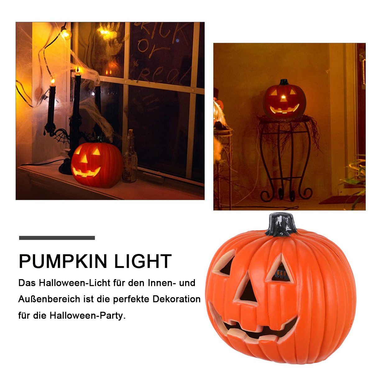 Partygeschenk,Für Dekoobjekt Deko Spukhaus,Halloween Halloween-Kürbislaterne Jormftte