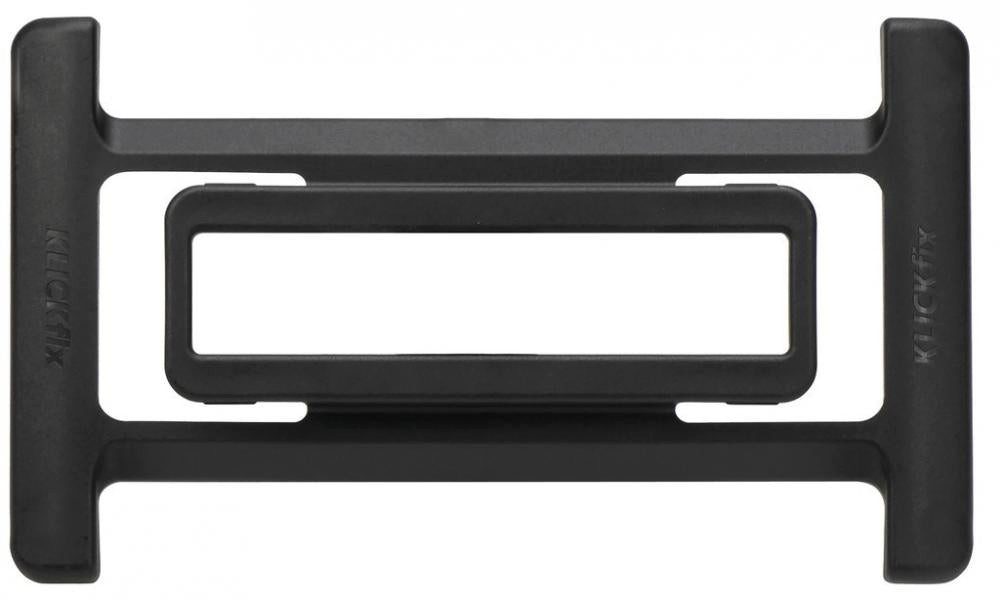KlickFix Fahrradkorb KLICKfix GTA Kupplungs-Set II schwarz für Topcases und Boxen