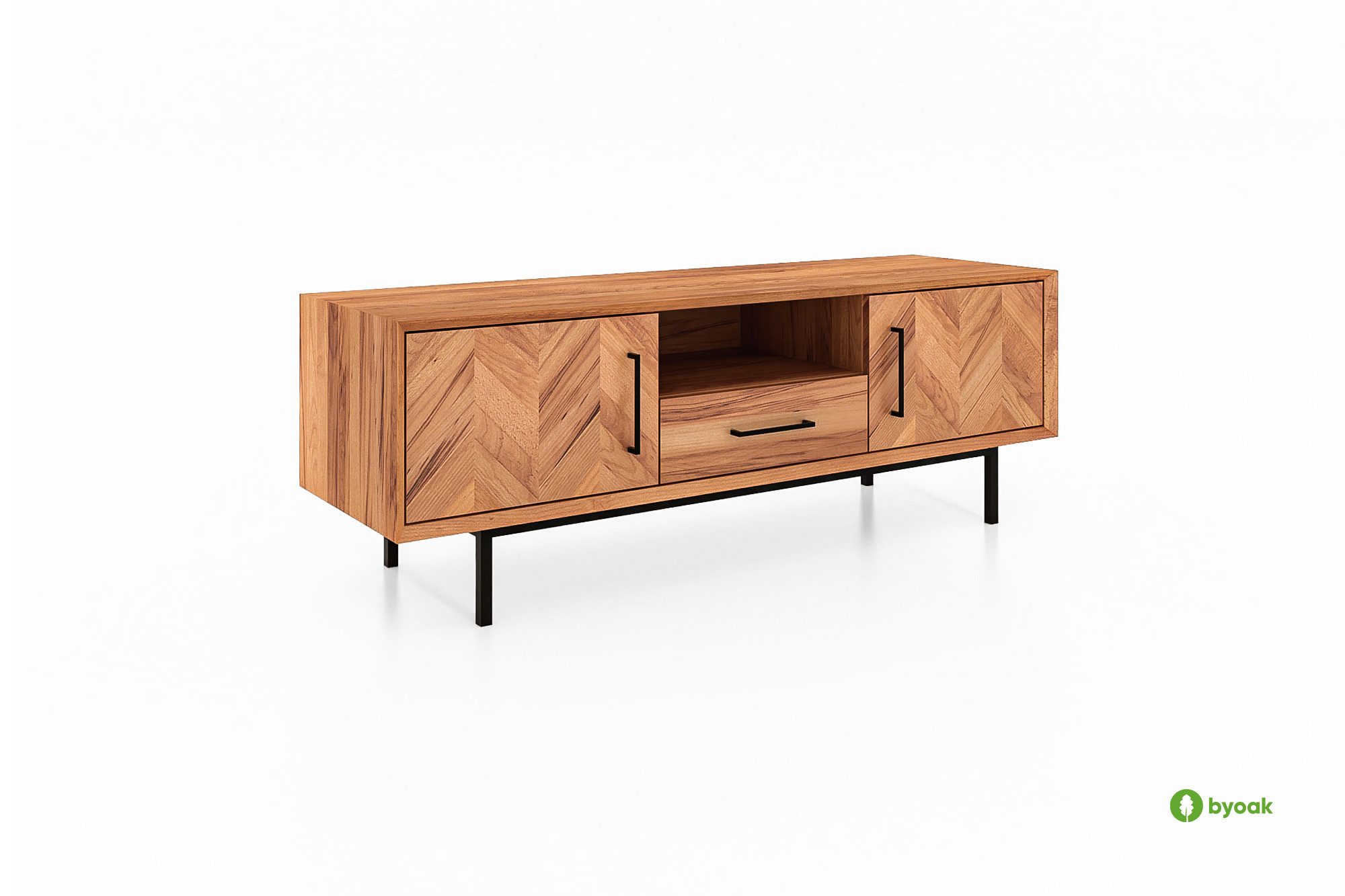 byoak TV-Schrank ABIES aus Massivholz, Naturgeölt