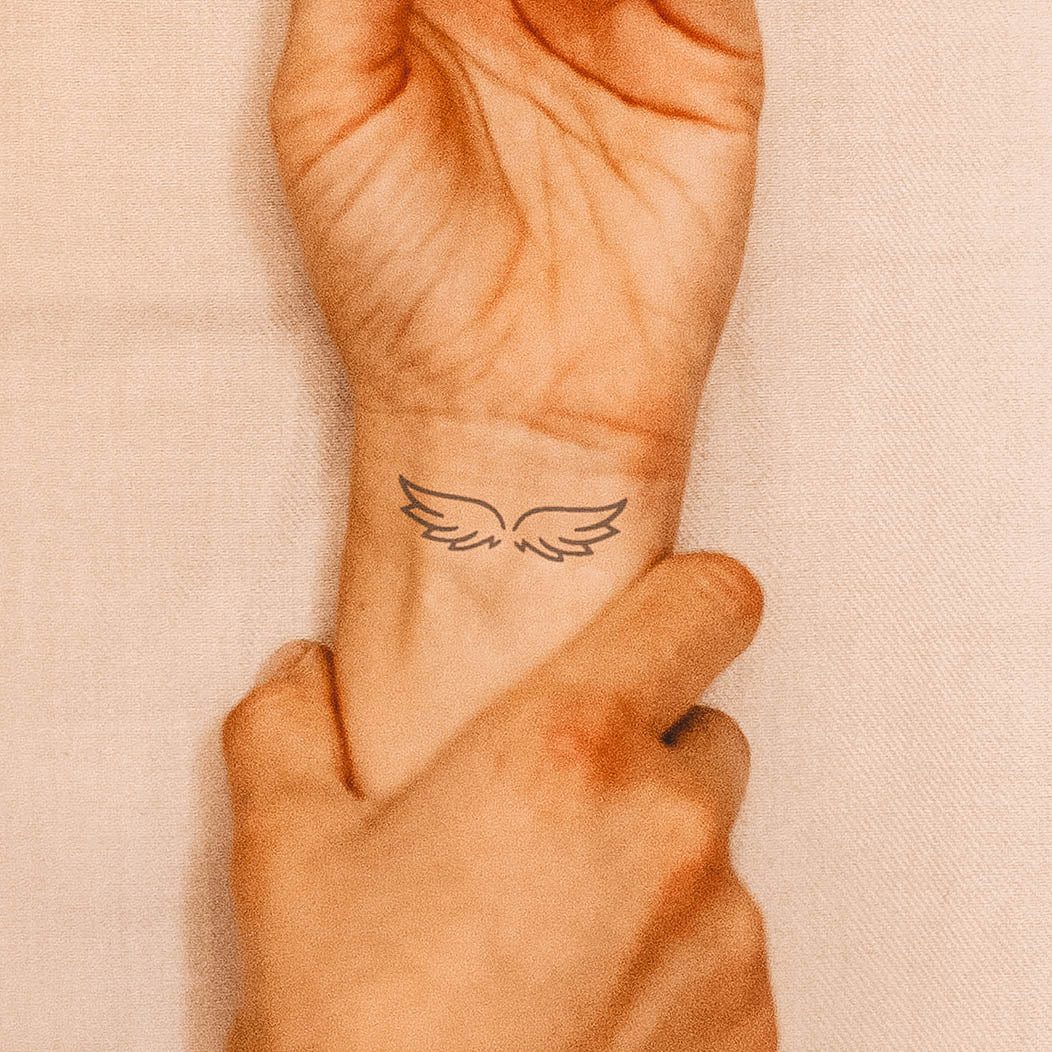 Inkster Schmuck-Tattoo Religiöse Tattoos, Vegane & EU-Kosmetikzertifizierte Farbe, wasserfestes temporäres Tattoo, 2 Wochen Halt