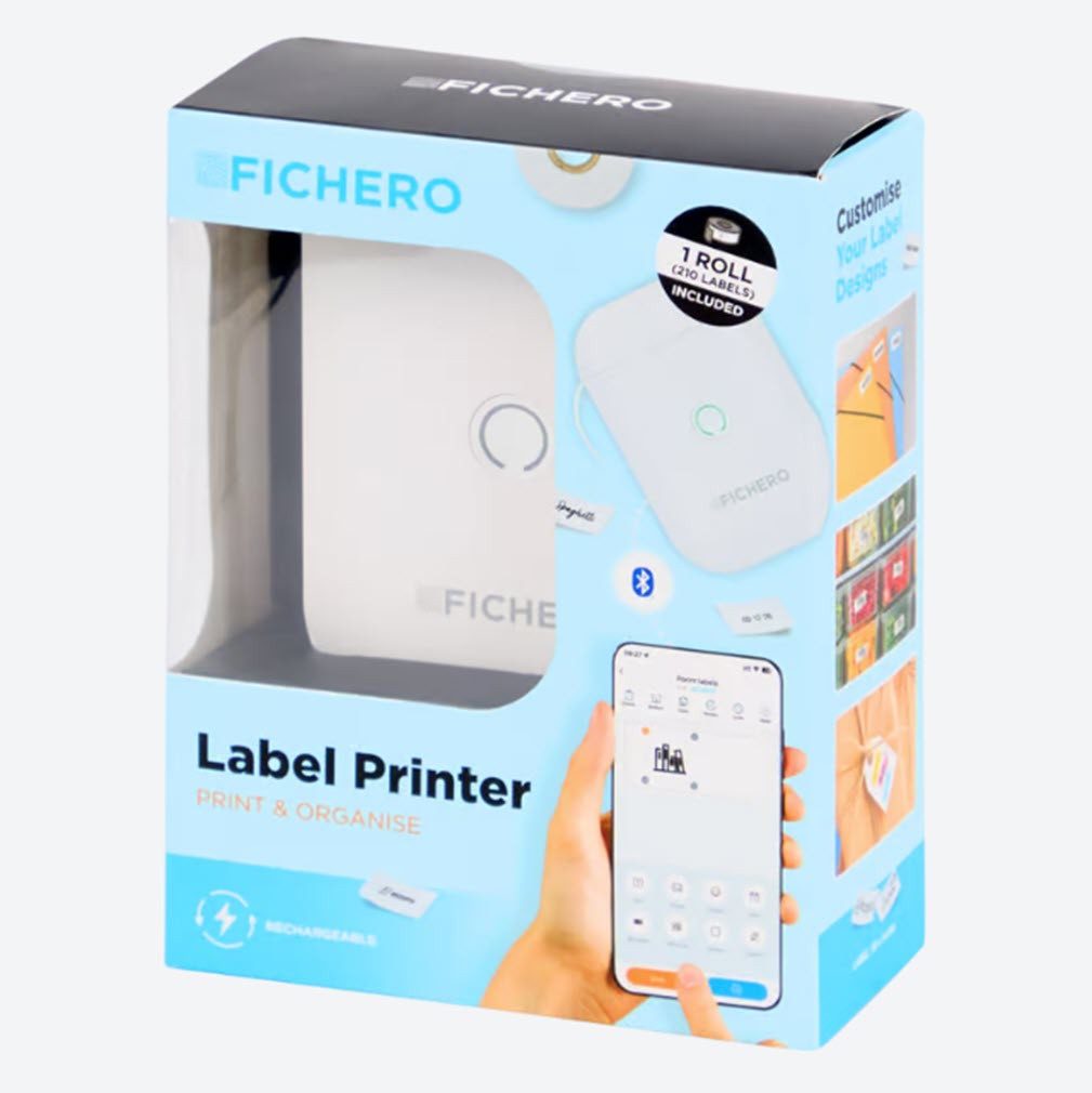 Spectrum Bluetooth Etiketten-Drucker inkl. 1 Rolle Etikettendrucker