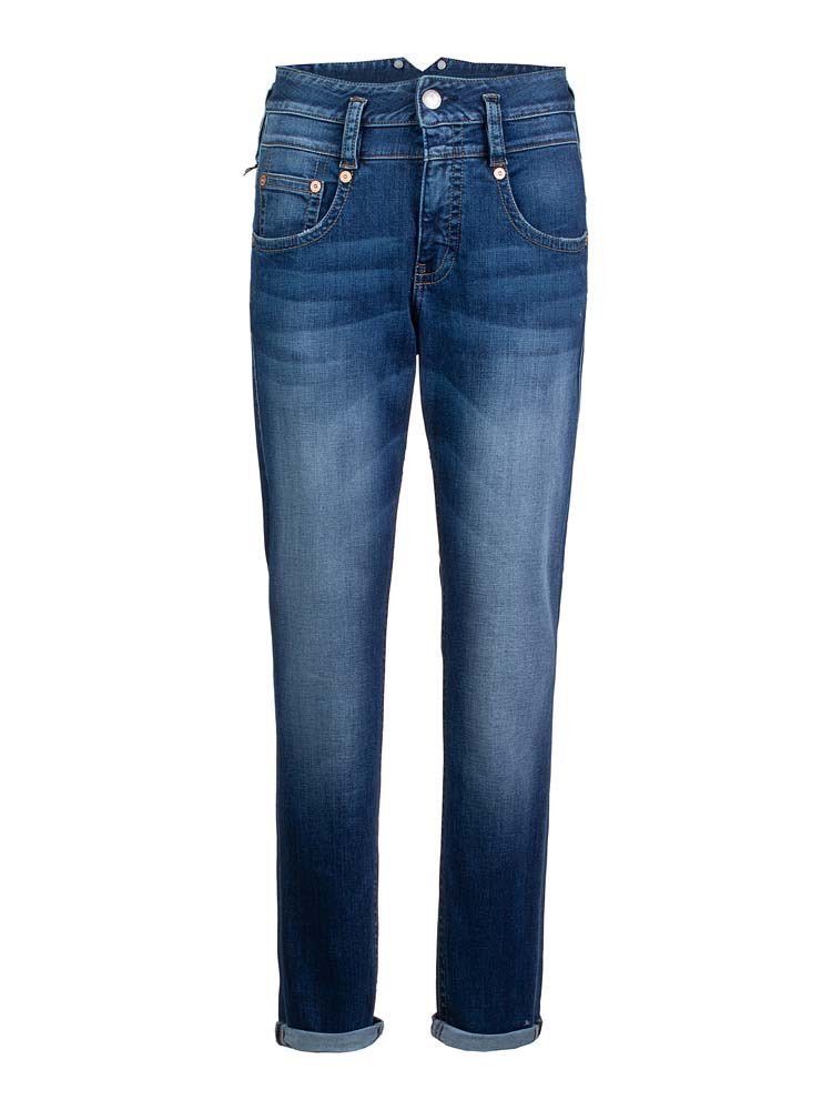 Herrlicher Stretch-Jeans HERRLICHER PITCH MOM Organic Denim blue desire 5317-OD100-866