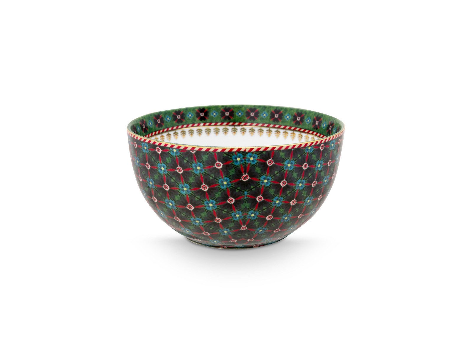 PiP Studio Schale Berry Blues Bowl clover green 12cm, Porzellan, (Bowls)