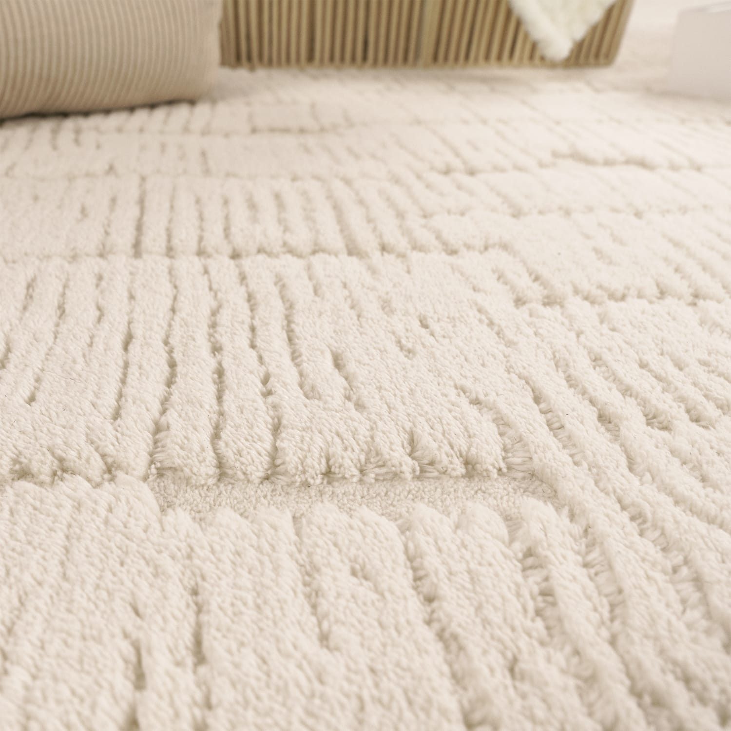 KADIMA DESIGN Teppich waschbar Struktur Wohnzimmer schmutzabweisend Teppich günstig online kaufen