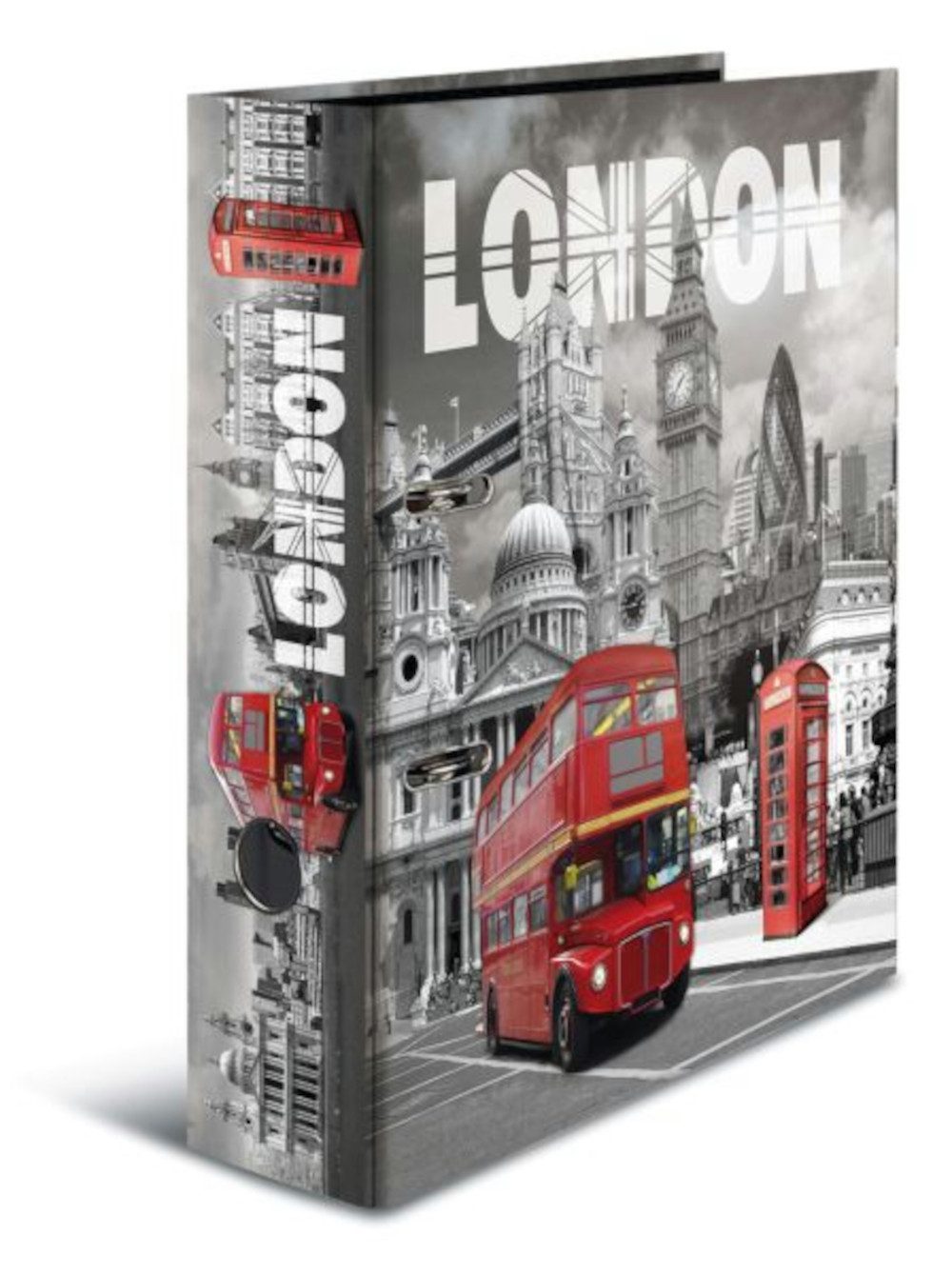 HERMA Aktenordner Motivordner / DIN A4 / 80mm breit / "London"