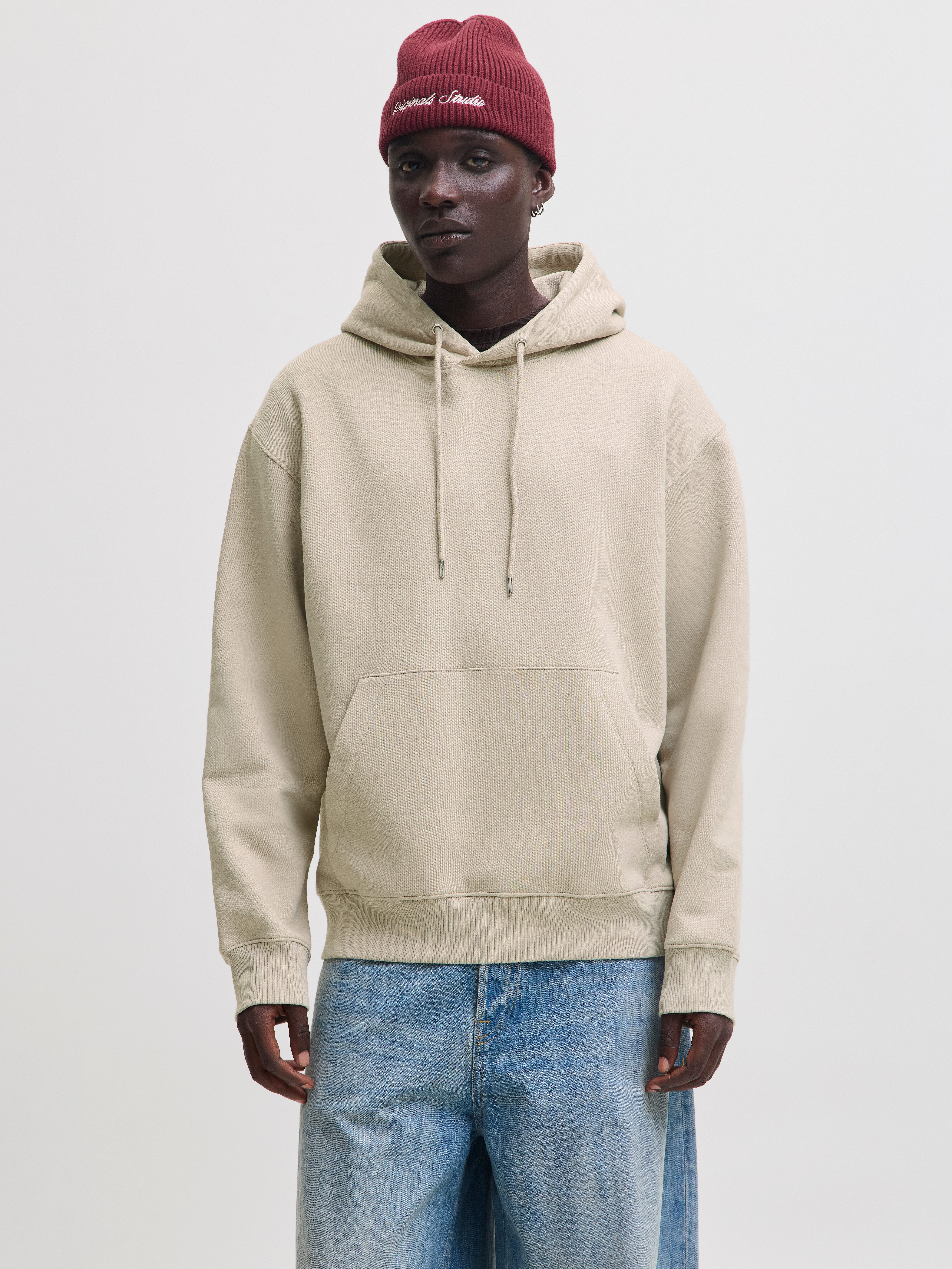 Jack & Jones Kapuzensweatshirt JJEACE SWEAT HOOD NOOS Baumwollmischung, relaxed fit