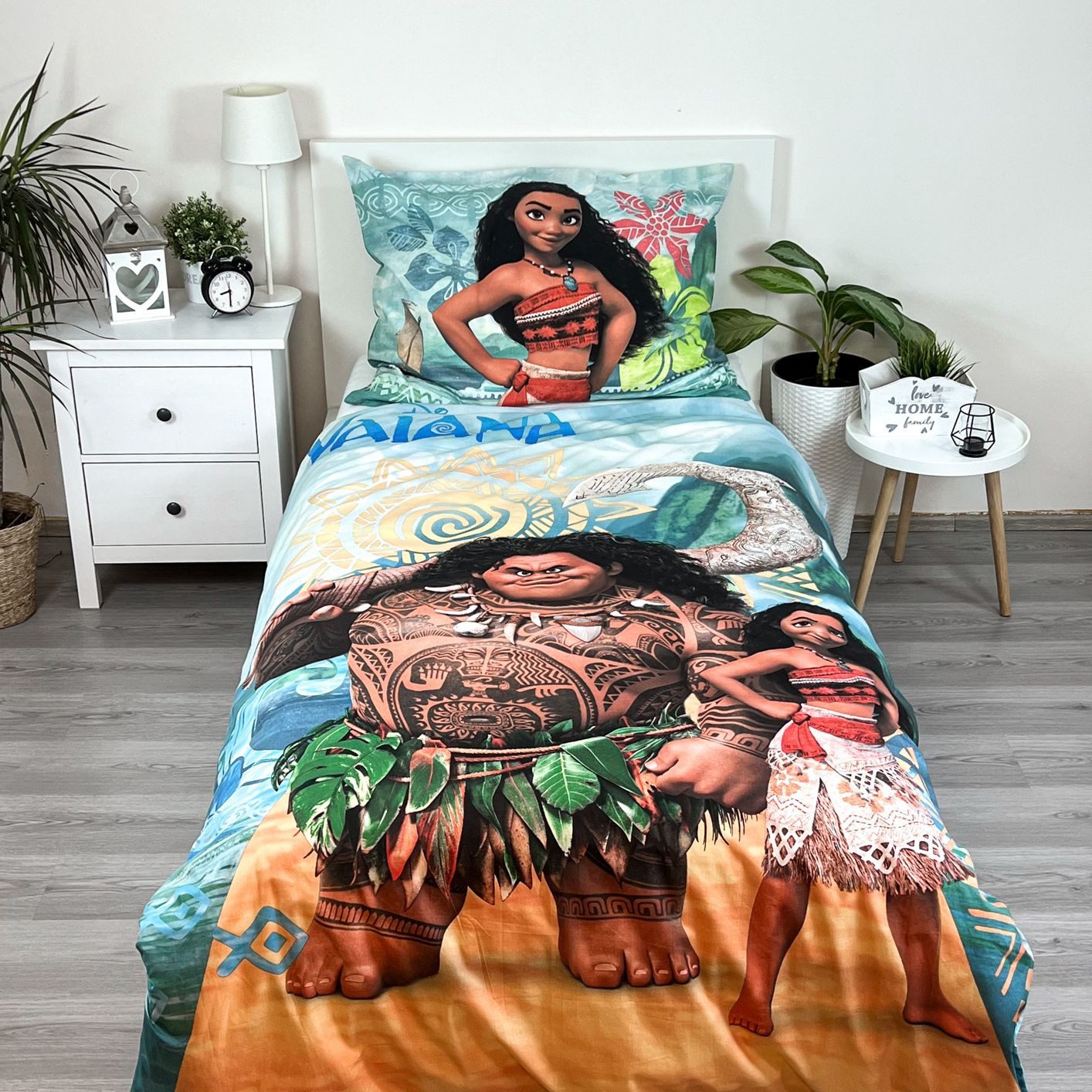 Disney Vaiana Kinderbettwäsche Wendebettwäsche Disney VAIANA 140x200 cm, 70 günstig online kaufen
