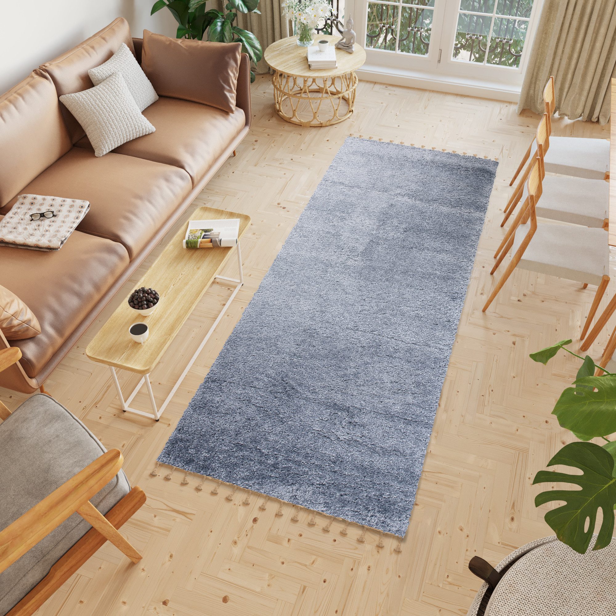 Tapiso Hochflor-Läufer VERSAY FRANSEN, rechteckig, Höhe: günstig online kaufen