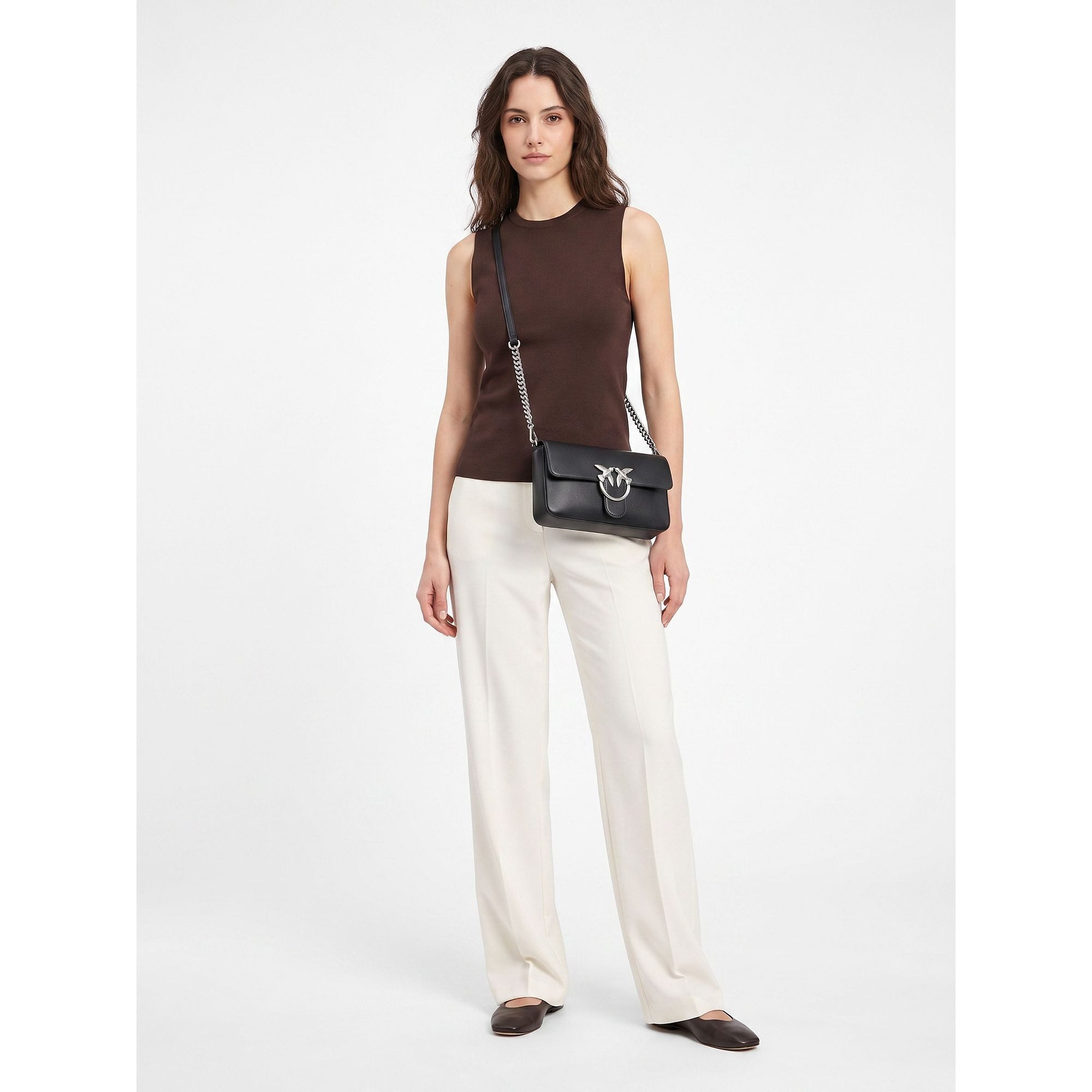 PINKO Umhängetasche Love One, Leder