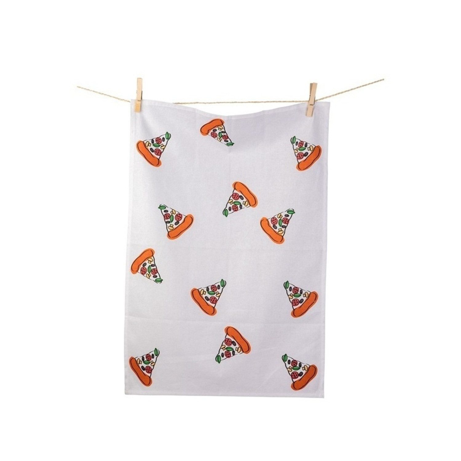 bitten Geschirrtuch Pizza Geschirrtuch