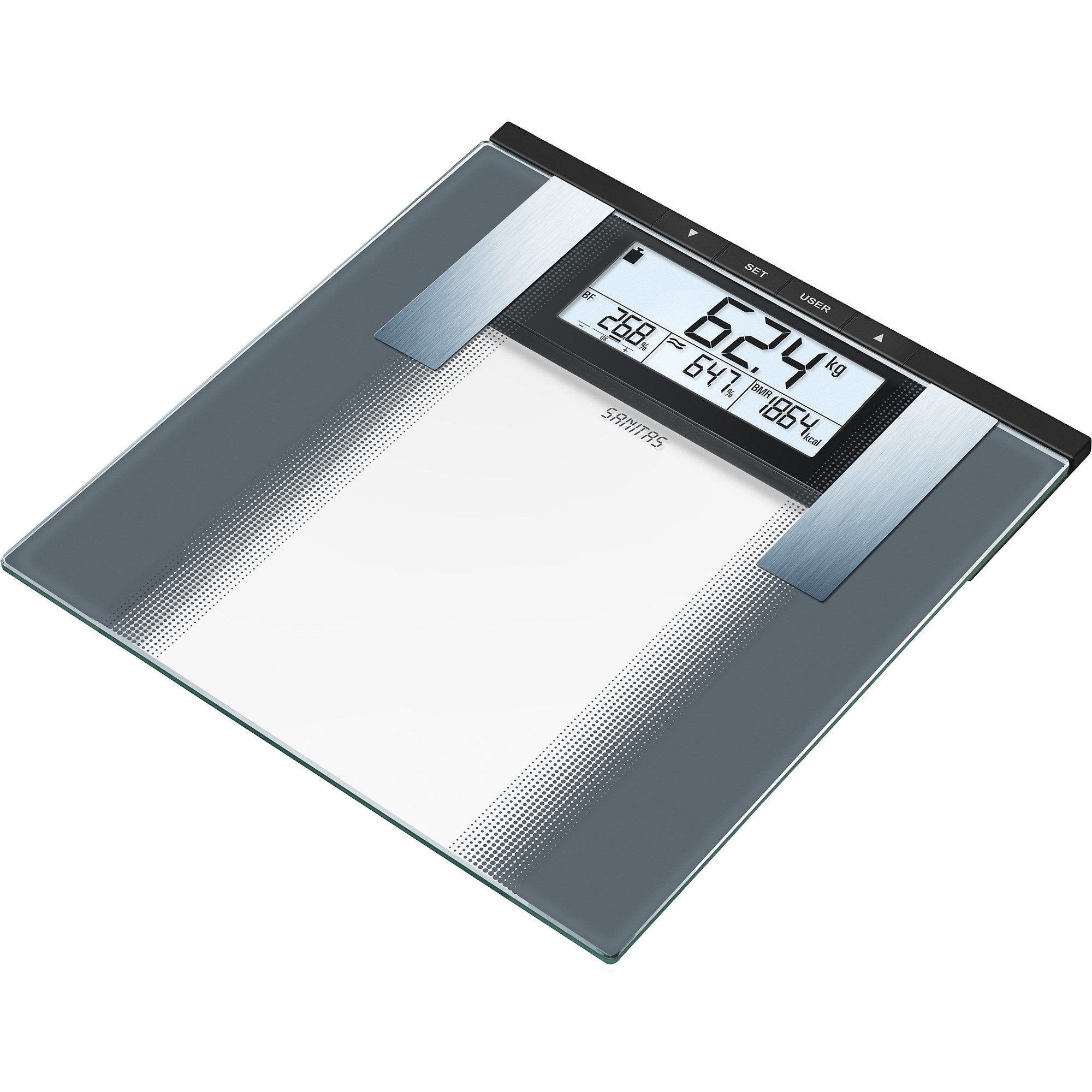 Sanitas Personenwaage Sanitas SBG 21 Glas-Diagnosewaage, Waage