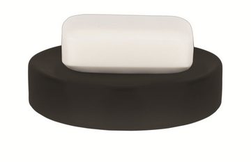 spirella Badaccessoires-Sets TUBE-MATT, Zubehör-Set aus hochwertiger Keramik, schwarz, elegante Matt-Optik, 5 tlg., bestehend aus: WC-Bürste, Seifenspender, 2x Zahnputzbecher, Seifenschale