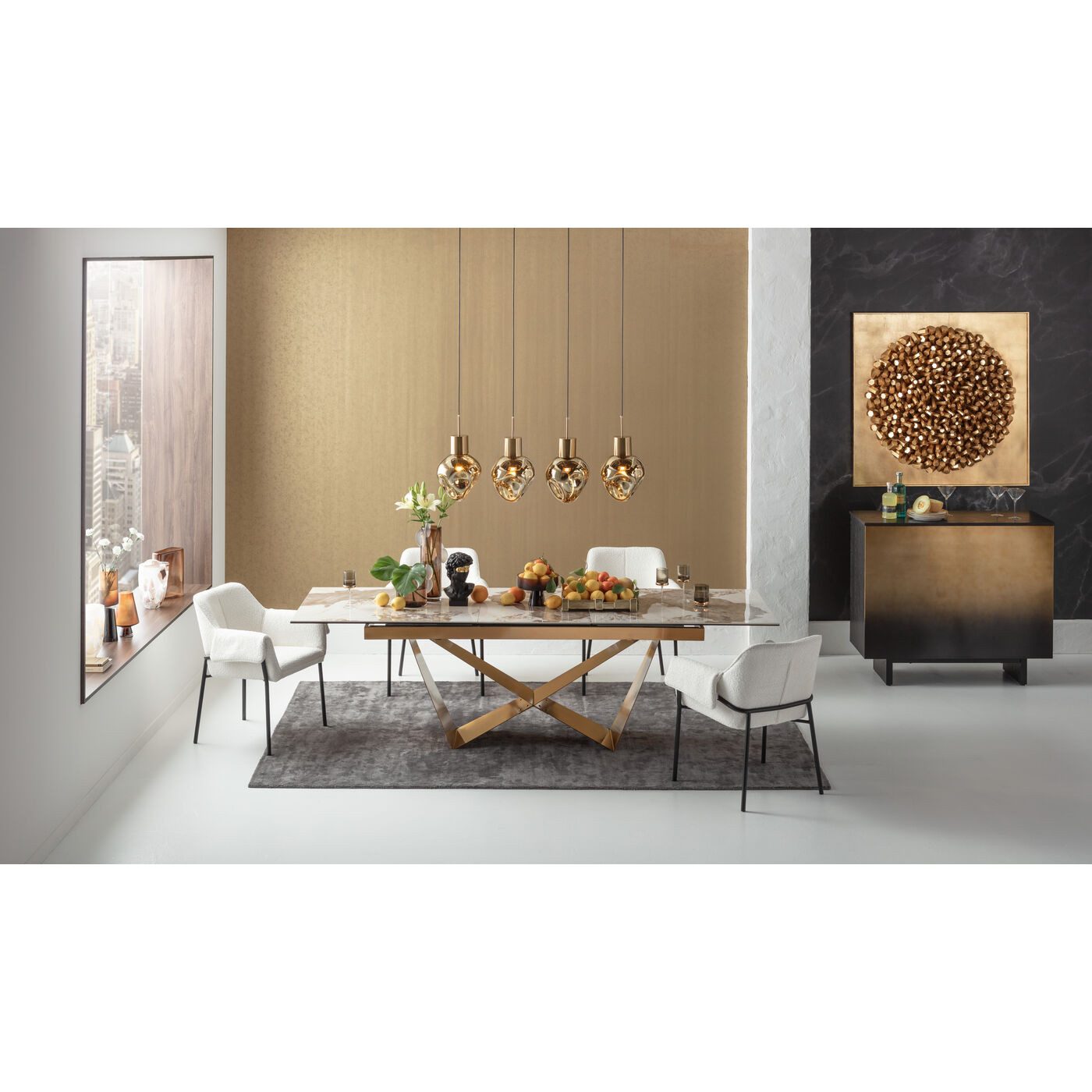 Kare Design Esstisch Connesso, 200x90 cm, ausziehbar auf 260 cm
