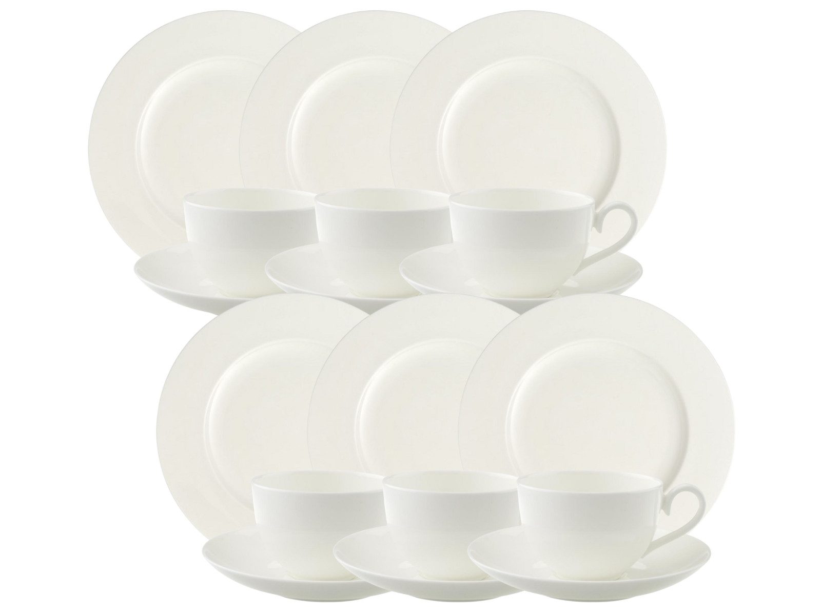Villeroy & Boch Kaffeeservice Royal Kaffeeset II 18tlg, Premium Bone Porcelain