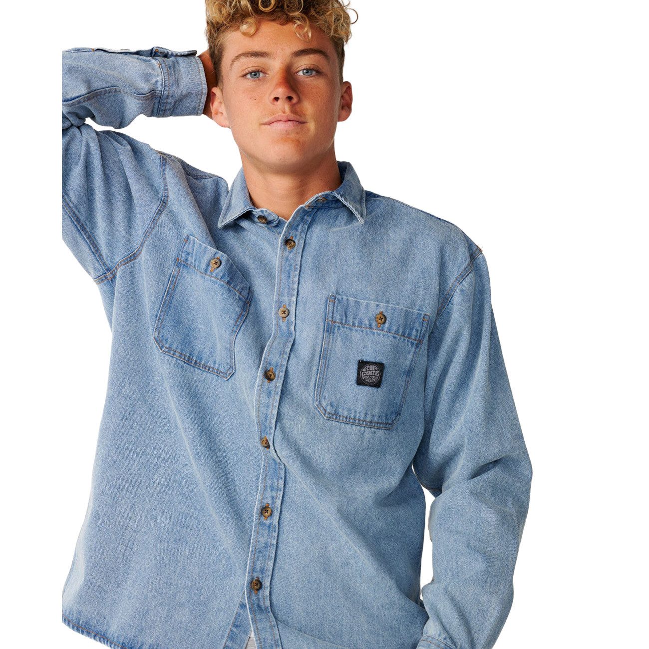 Rip Curl Langarmhemd Premium Surf Denim Premium Surf Denim