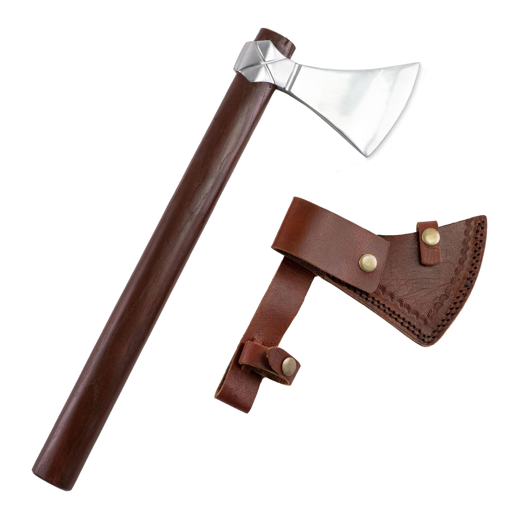 Ritter-Kostüm Handgeschmiedete Mammenaxt, Gebrauchsaxt