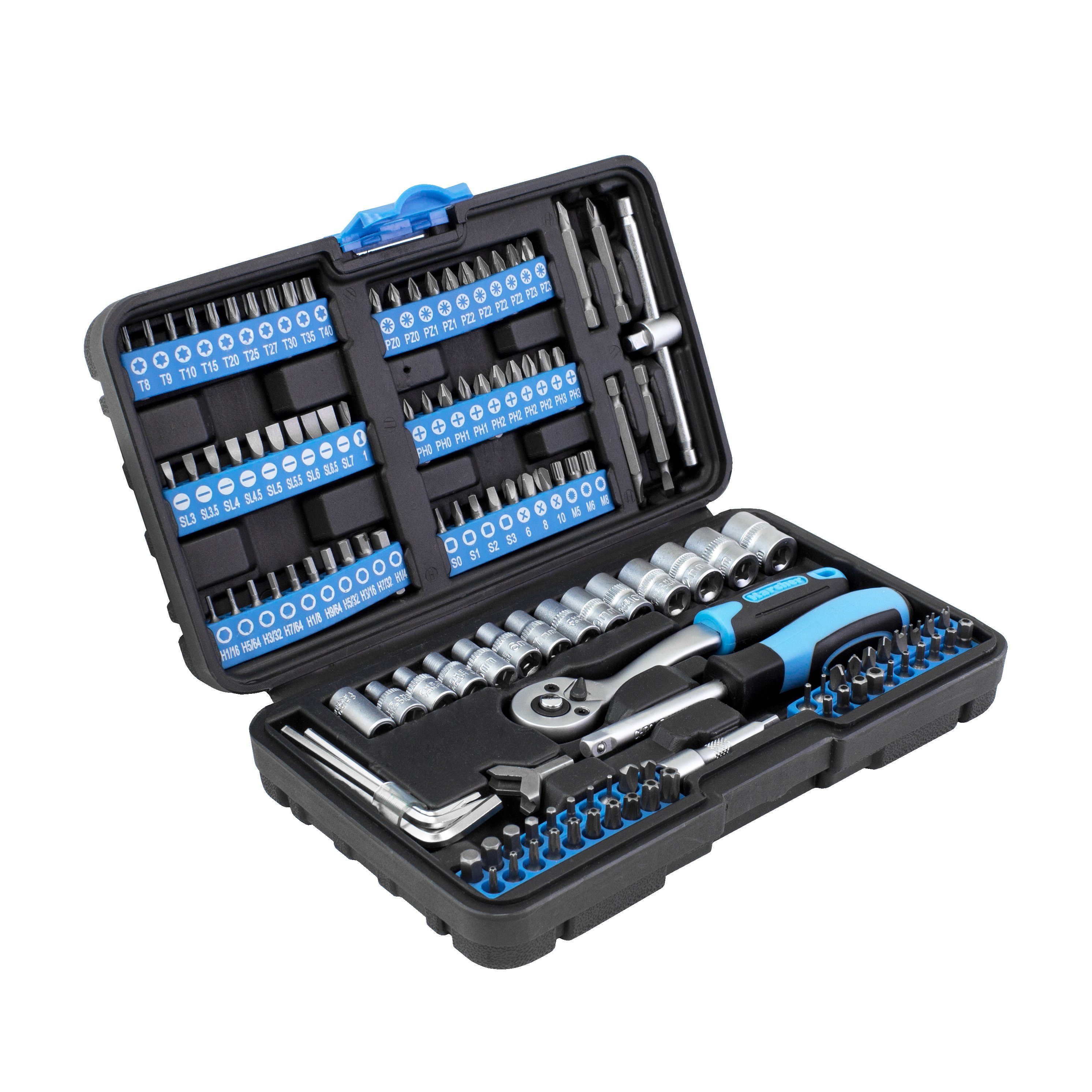 Karcher Werkzeugset 130-teilig, (130-tlg), Steckschlüssel- und Bitsatz, 1/4 günstig online kaufen