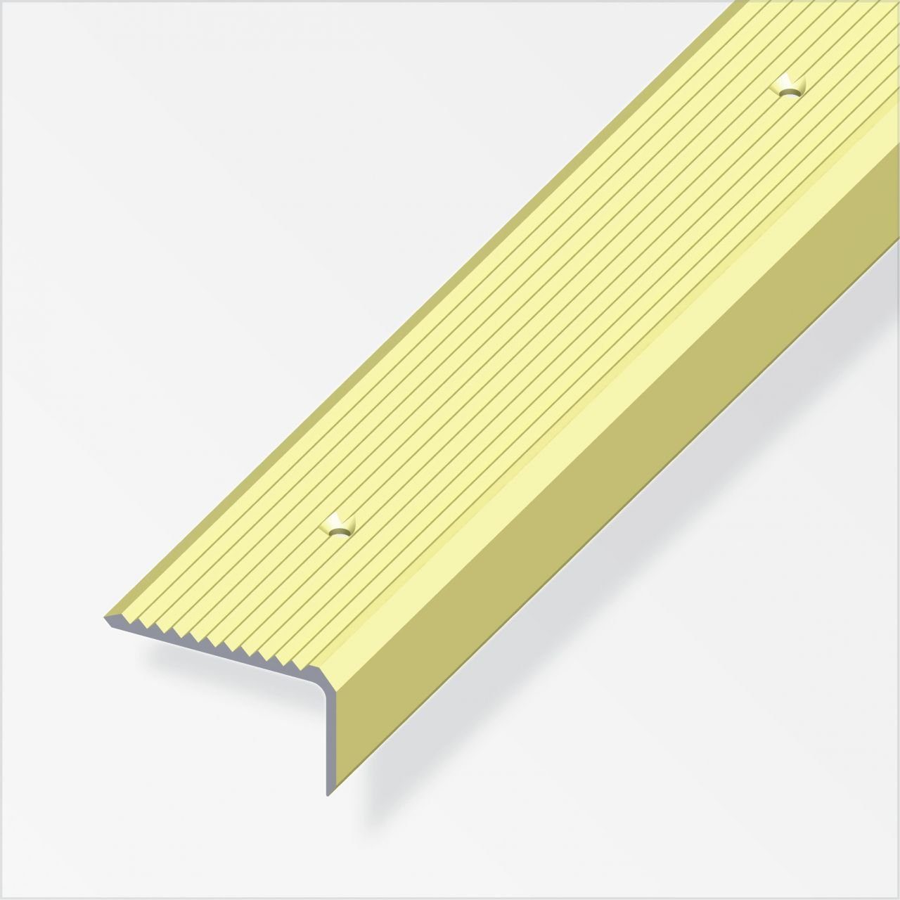 Aluminium Treppenstufen-Seitenblende alfer 41 m, 1 23 x alfer mm Treppenprofil