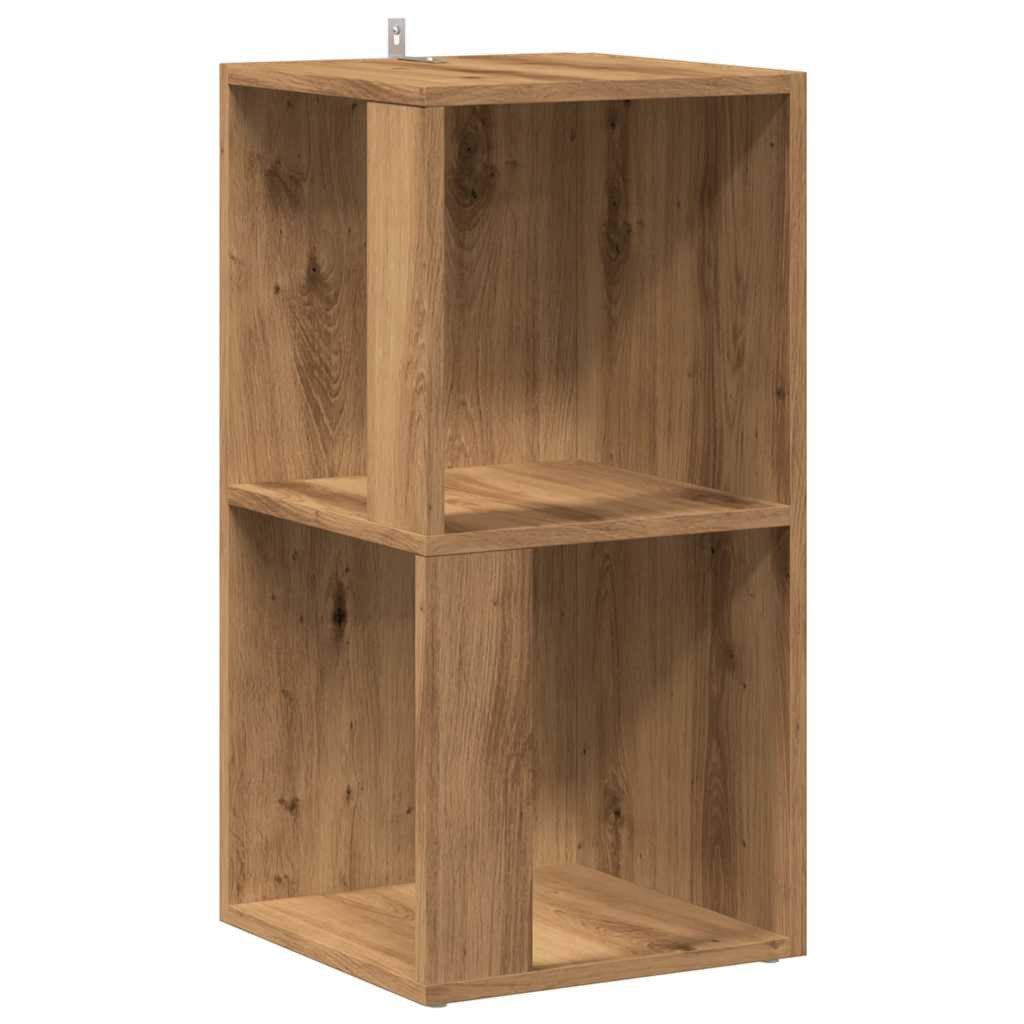 vidaXL Aktenschrank 33 x 33 x 67 cm Eckregal Artisan-Eiche 33x33x67 cm Spanplatte