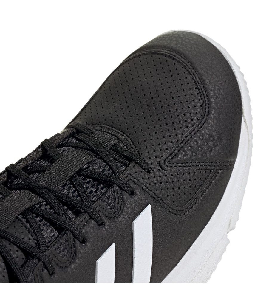 adidas Performance Hallen-Indoorschuhe Court Flight schwarz/weiss Herren Badmintonschuh – Bild 5 von 5