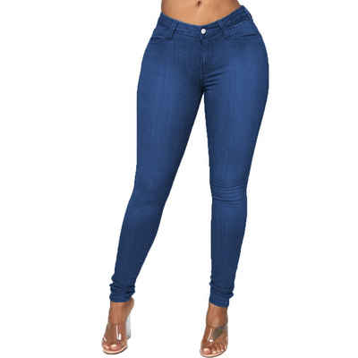 B.X Skinny-fit-Jeans Women's Jeans Schwarze High Stretch Small Foot Large Size Butt Lift Enge und sexy Butt Lifting Damen Stretch Jeans