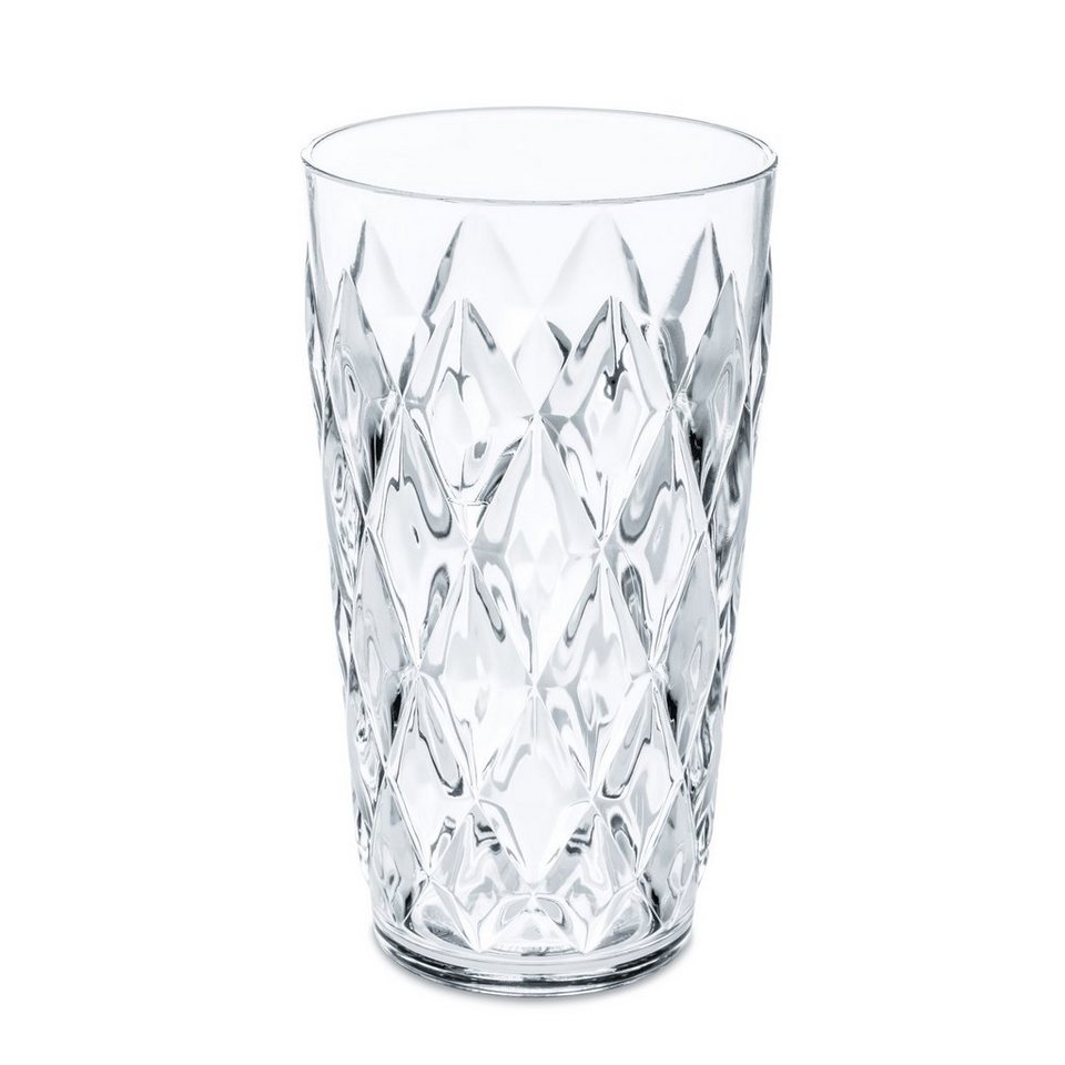 KOZIOL Glas Glas 450 ml CRYSTAL L, Kunststoff, Saftglas Wasserglas  Kunststoff | Jumbobecher