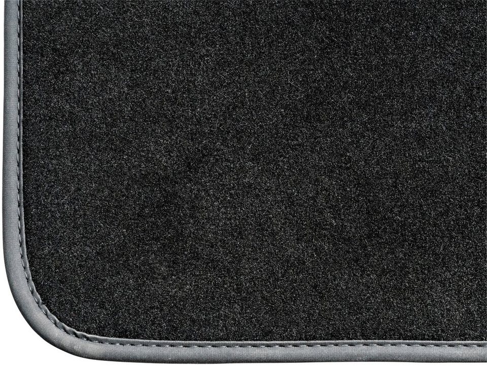 WALSER Passform-Fußmatten Premium (4 St), z.B. für VW Sharan, Seat Alhambra,  1. und