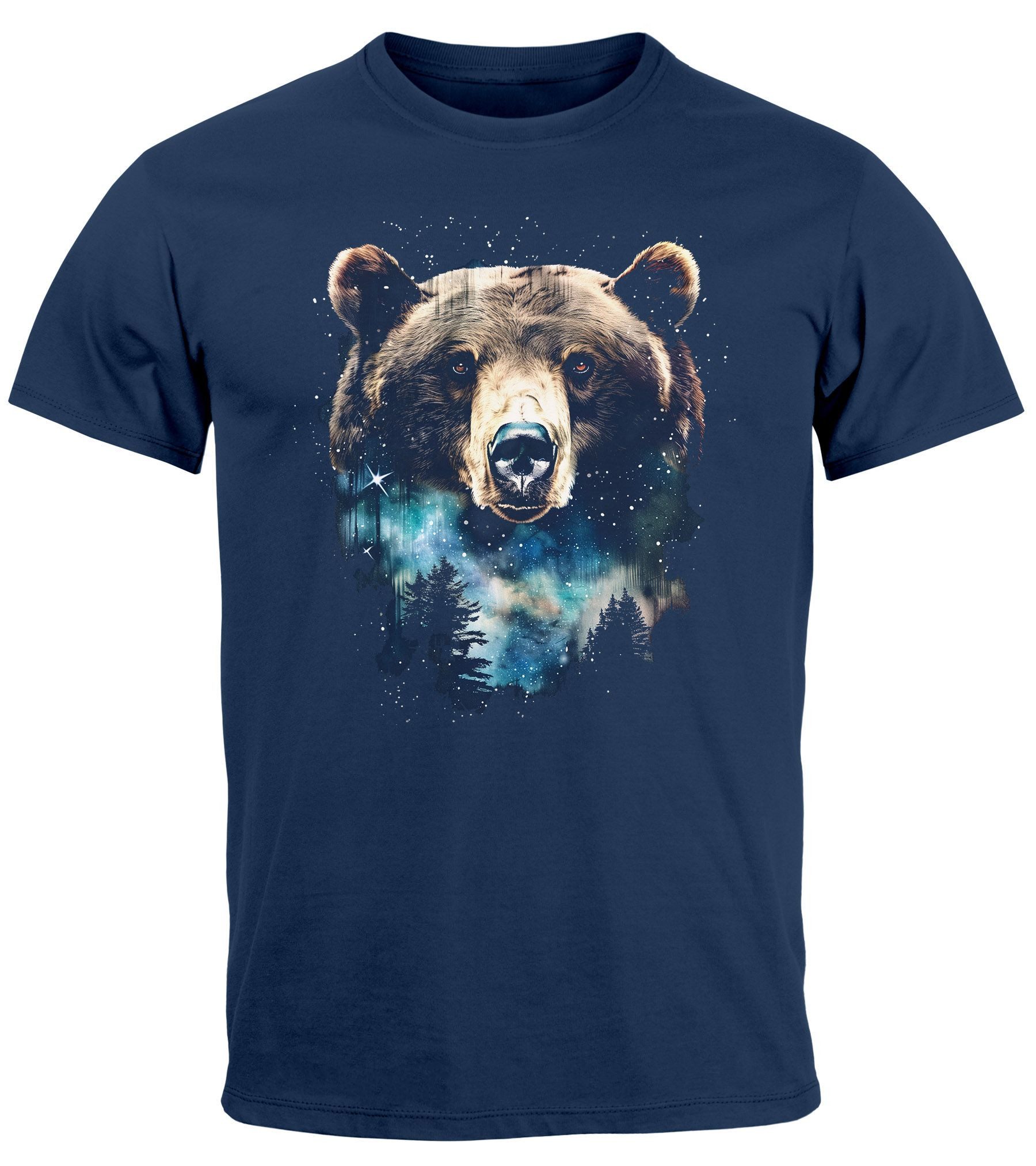 Neverless Print-Shirt Herren T-Shirt mit Frontprint günstig online kaufen
