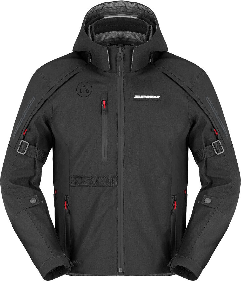 SpiDi Motorradjacke Mission-V H2Out wasserdichte Motorrad Textil Jacke 3-Lagen-Laminat,wasserdicht