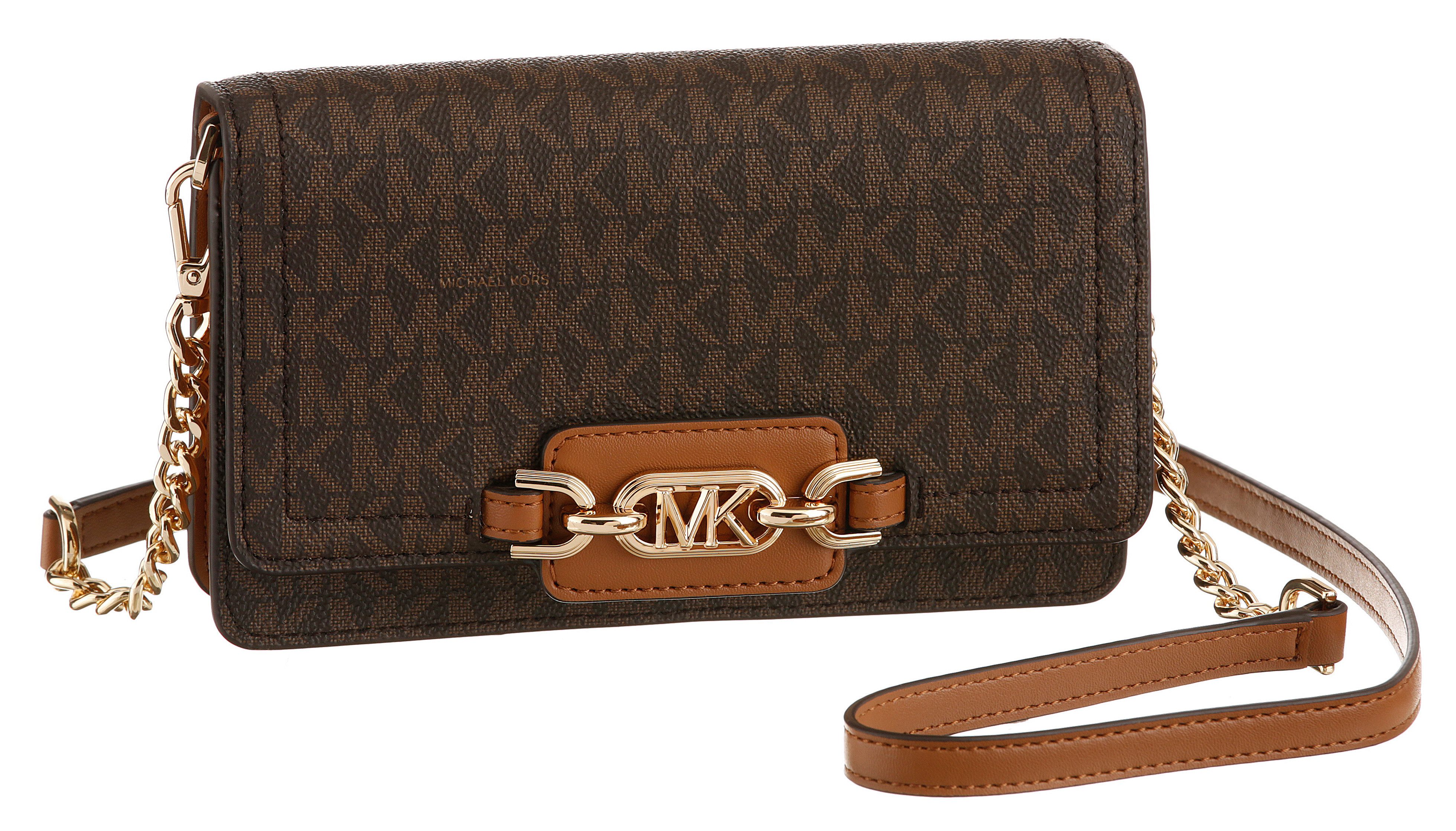 MICHAEL KORS Handytasche HEATHER, Handytasche mit Logo-Druck