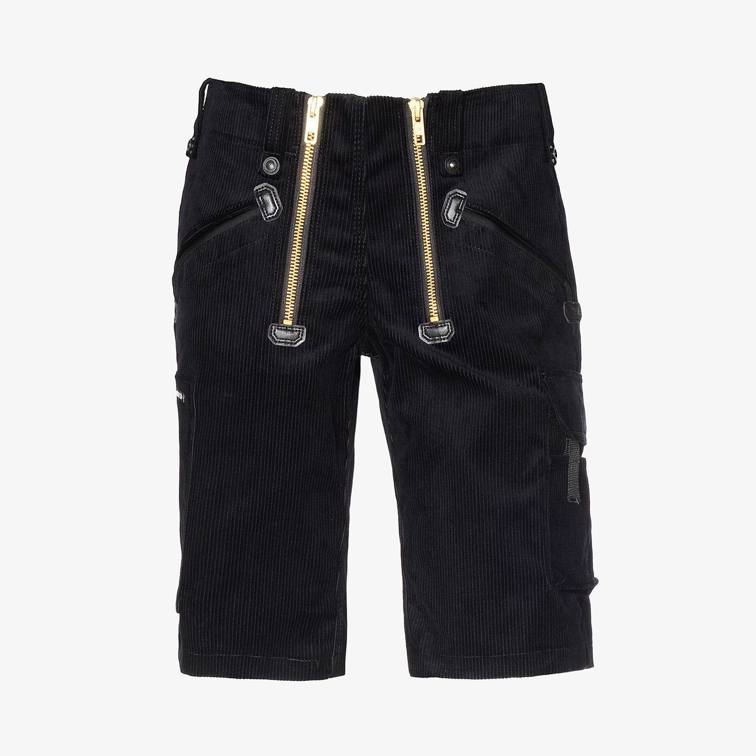 Oyster Arbeitsshorts Oyster Zunfthose kurz Cord schwarz Liam Dachdecker Zimmermann
