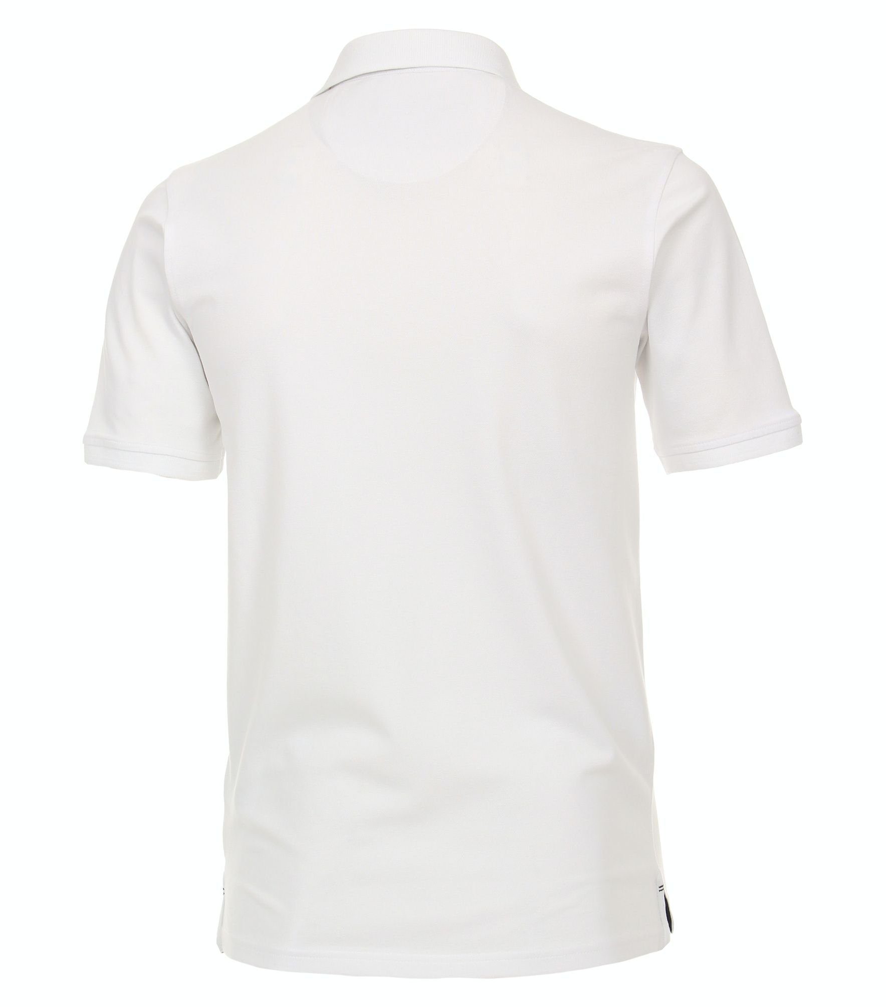 Poloshirt CASAMODA Polo-Shirt Poloshirt Weiß(000) unifarben