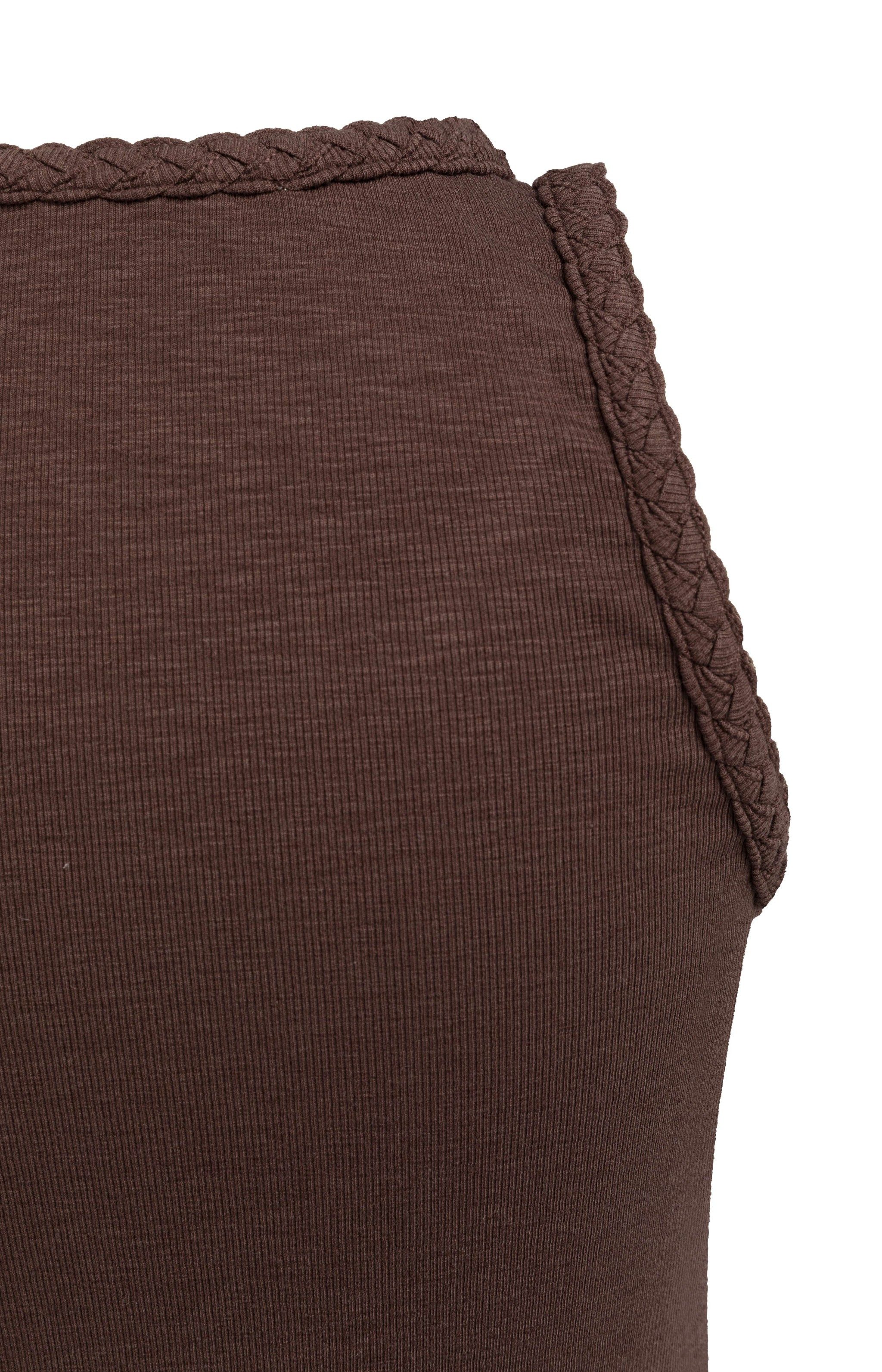 YAYA Trägertop Singlet mit geflochtenen Besätzen