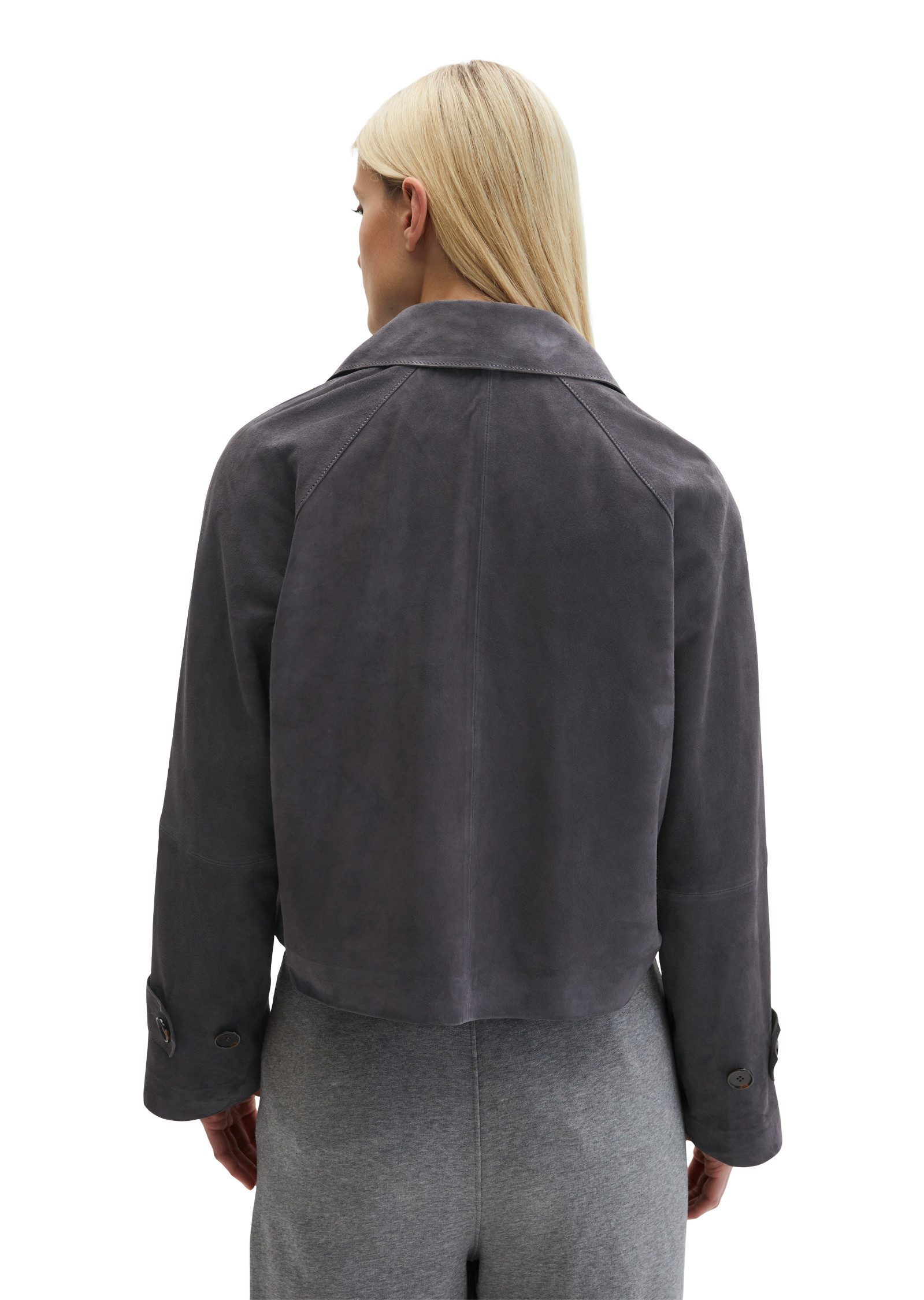 Marc O'Polo Lederjacke aus softem Ziegenleder
