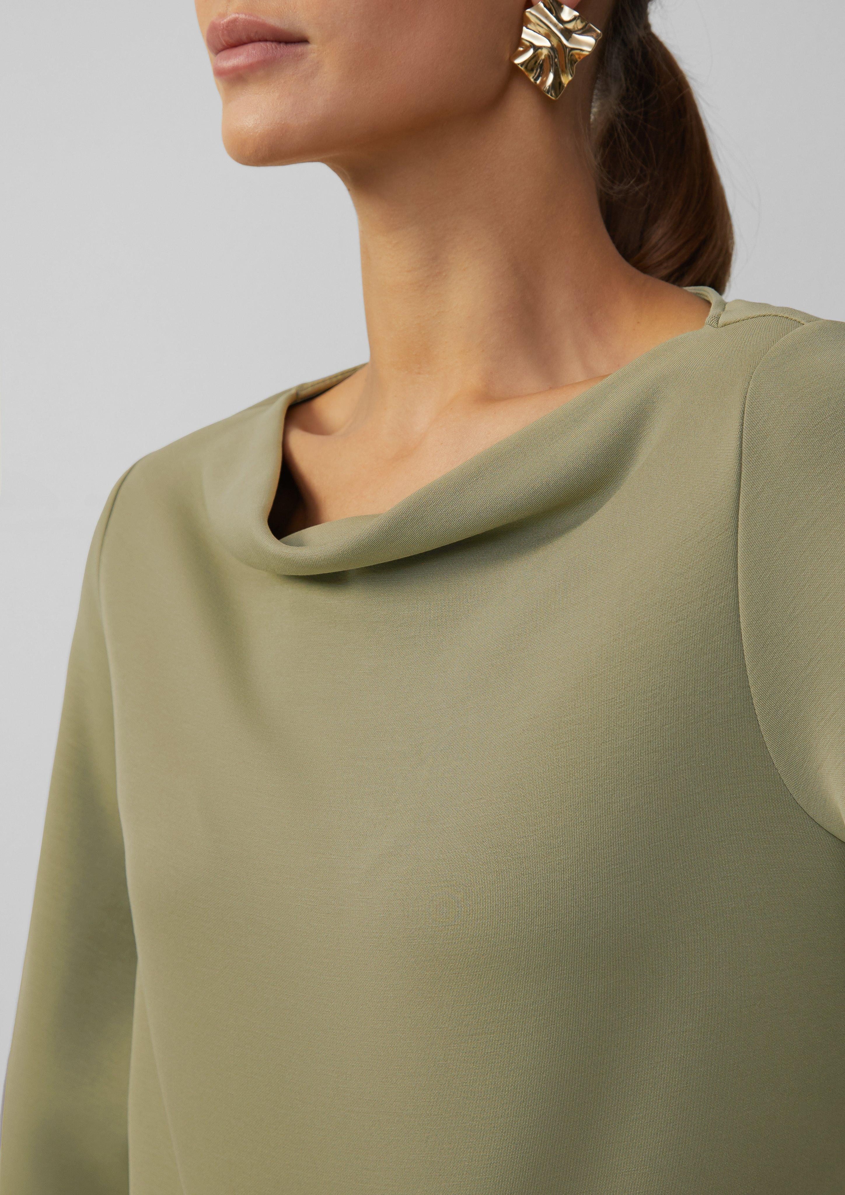 s.Oliver BLACK LABEL 3/4-Arm-Shirt Loose-Fit-Shirt aus günstig online kaufen