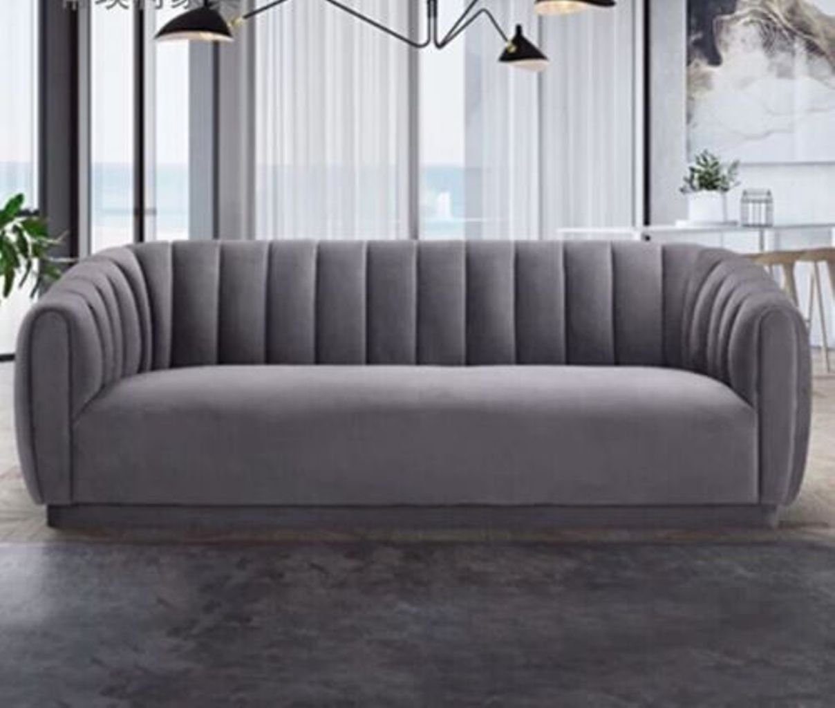 JVmoebel 3-Sitzer Sofa Dreisitzer Couch Polster Design Sitz Sofas Zimmer Modern, Made in Europe