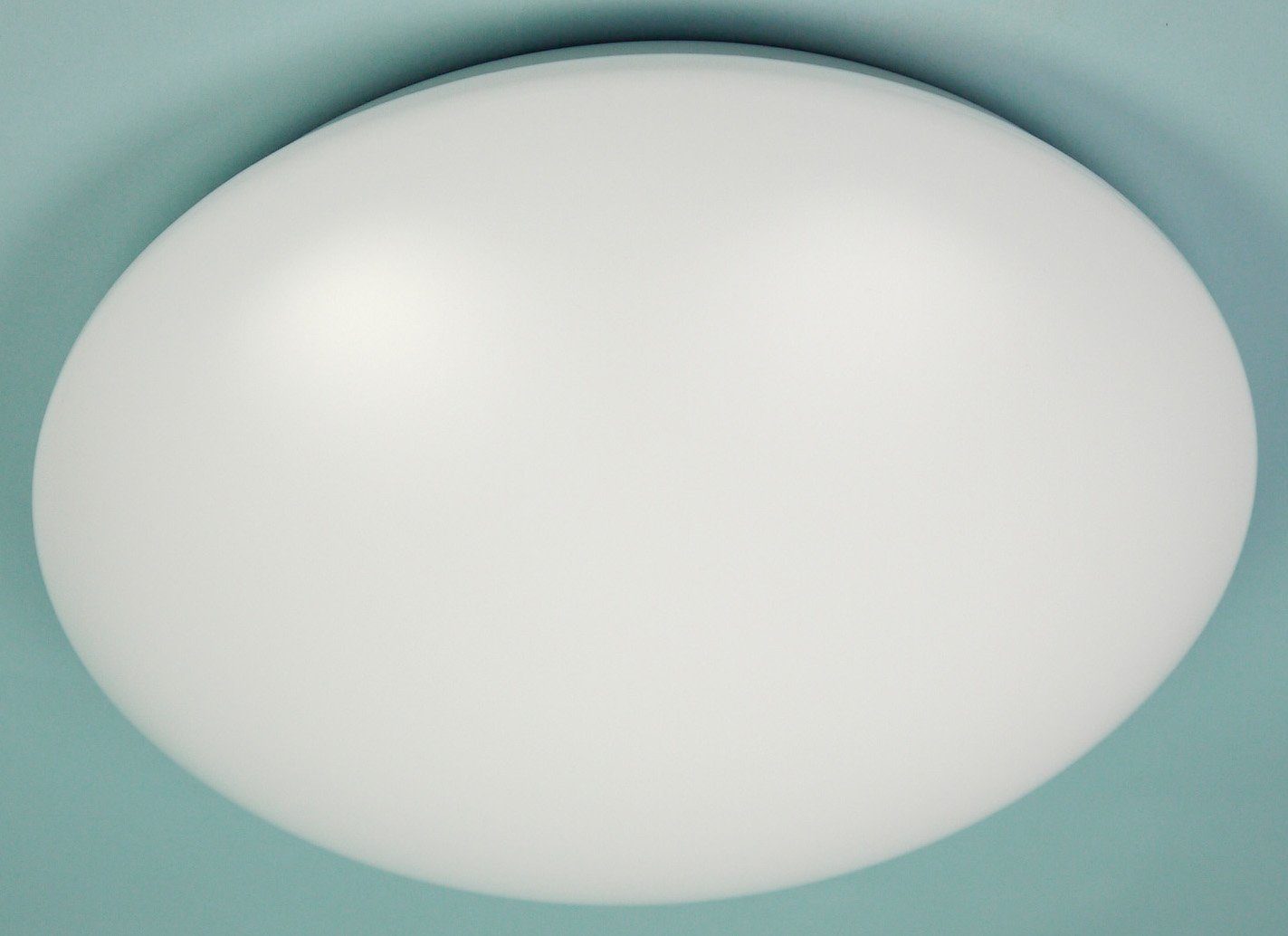 niermann Deckenleuchte, ohne Leuchtmittel, opal Kunststoff, 29 cm weiß Deckenschale