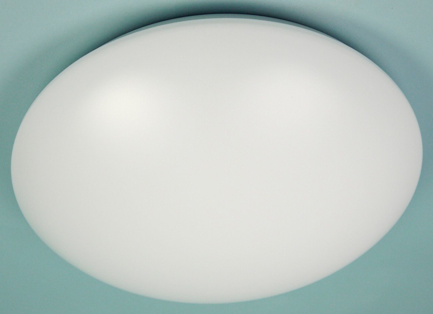 niermann Deckenleuchte, Deckenschale Kunststoff, opal weiß
