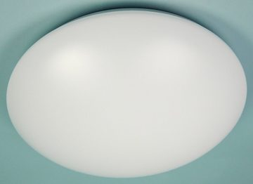 niermann Deckenleuchte, ohne Leuchtmittel, Deckenschale Kunststoff, opal weiß 29 cm